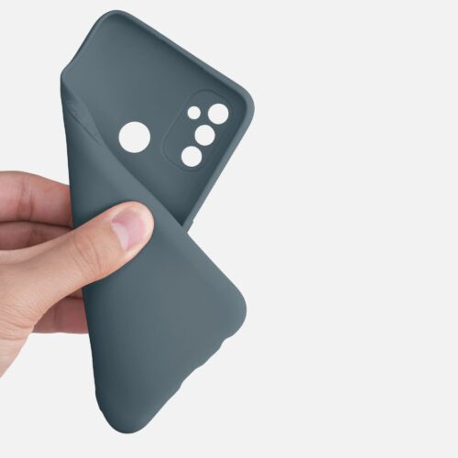 Husa pentru OnePlus Nord N100, Silicon, Verde, 53823.202 fotografia produsului View 8 L