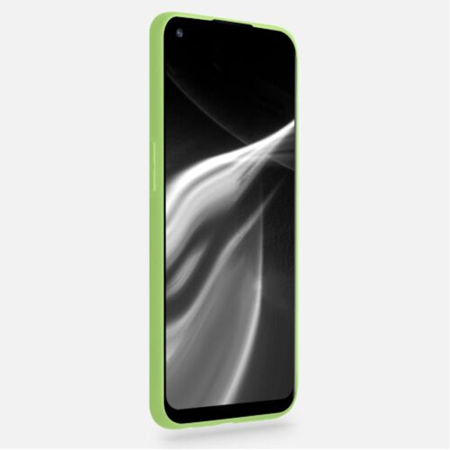 Husa pentru OnePlus Nord N100, Silicon, Verde, 53823.214 fotografia produsului View 3 L