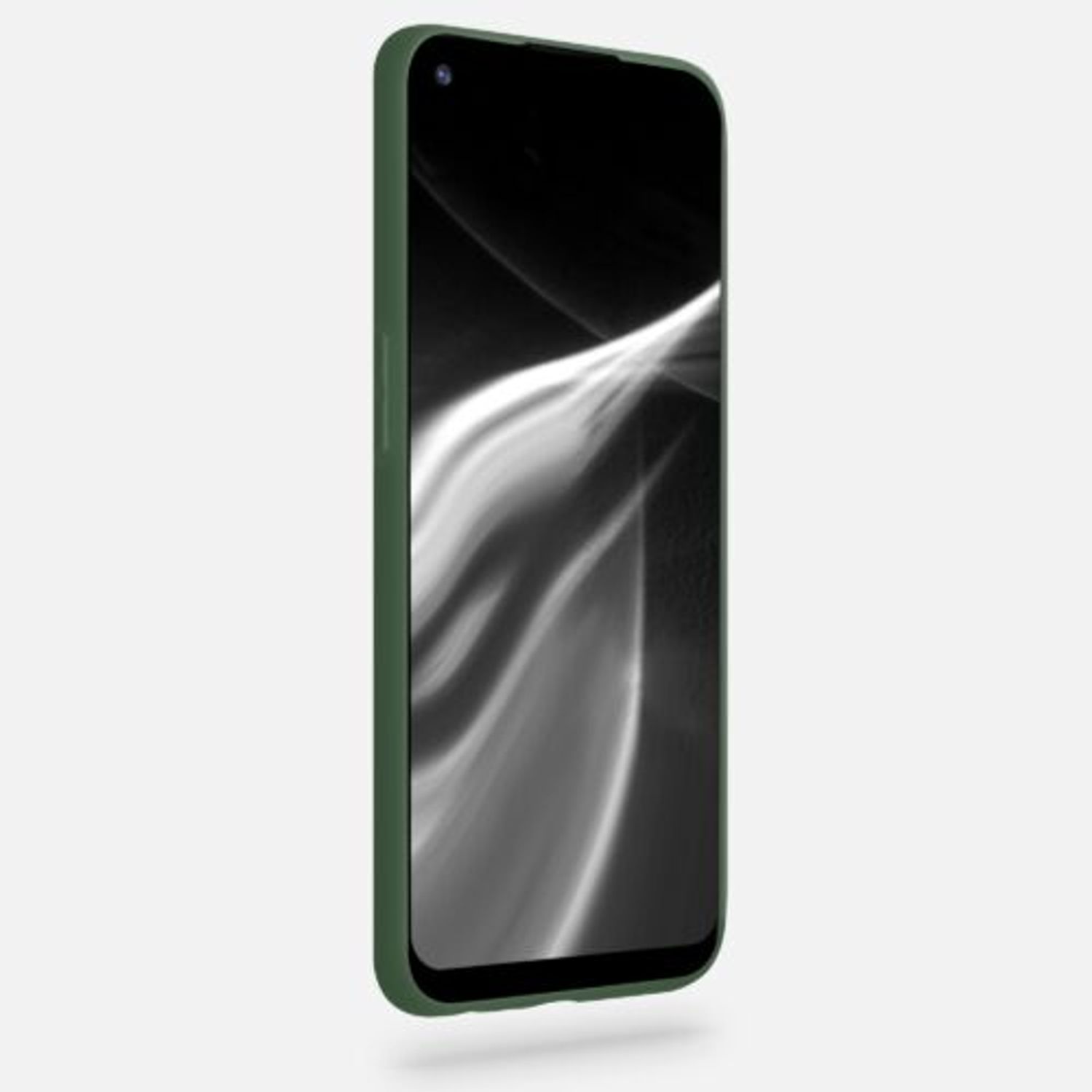 Husa pentru OnePlus Nord N100, Silicon, Verde, 53823.80 fotografia produsului View 3 L