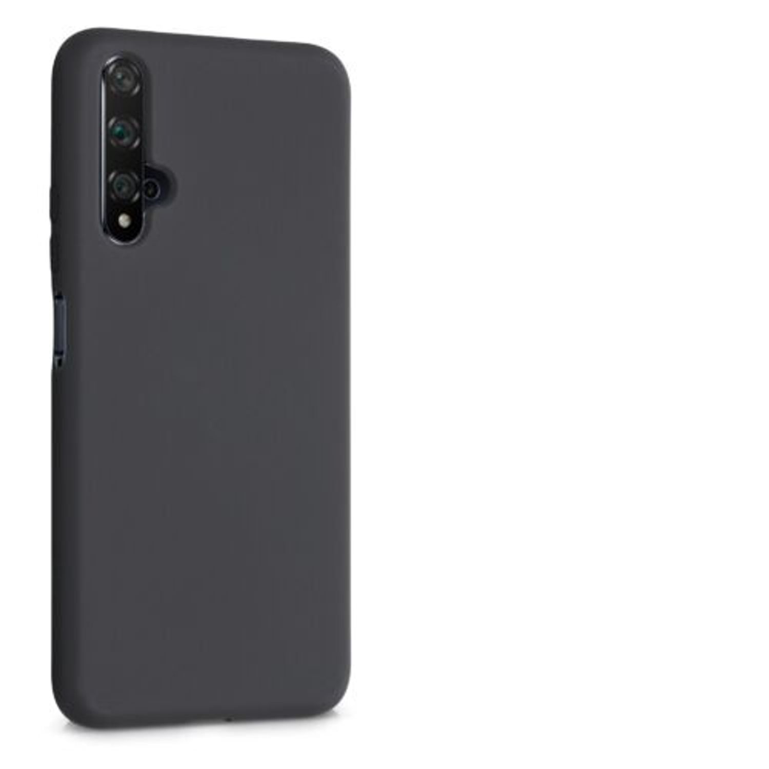 Husa pentru Huawei Nova 5T, Silicon, Negru, 52624.47 fotografia produsului View 9 L