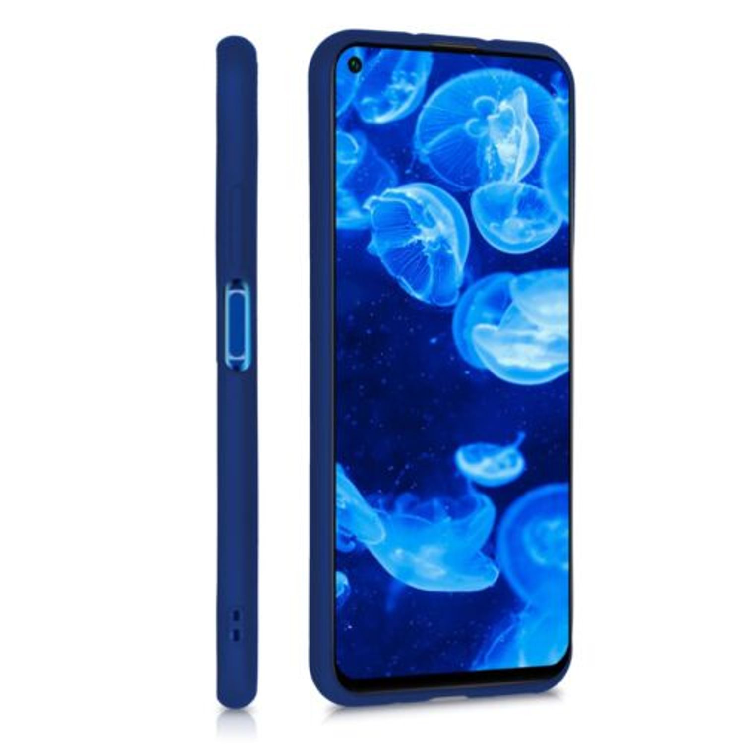 Husa pentru Huawei Nova 5T, Silicon, Albastru, 52329.64 fotografia produsului View 5 L