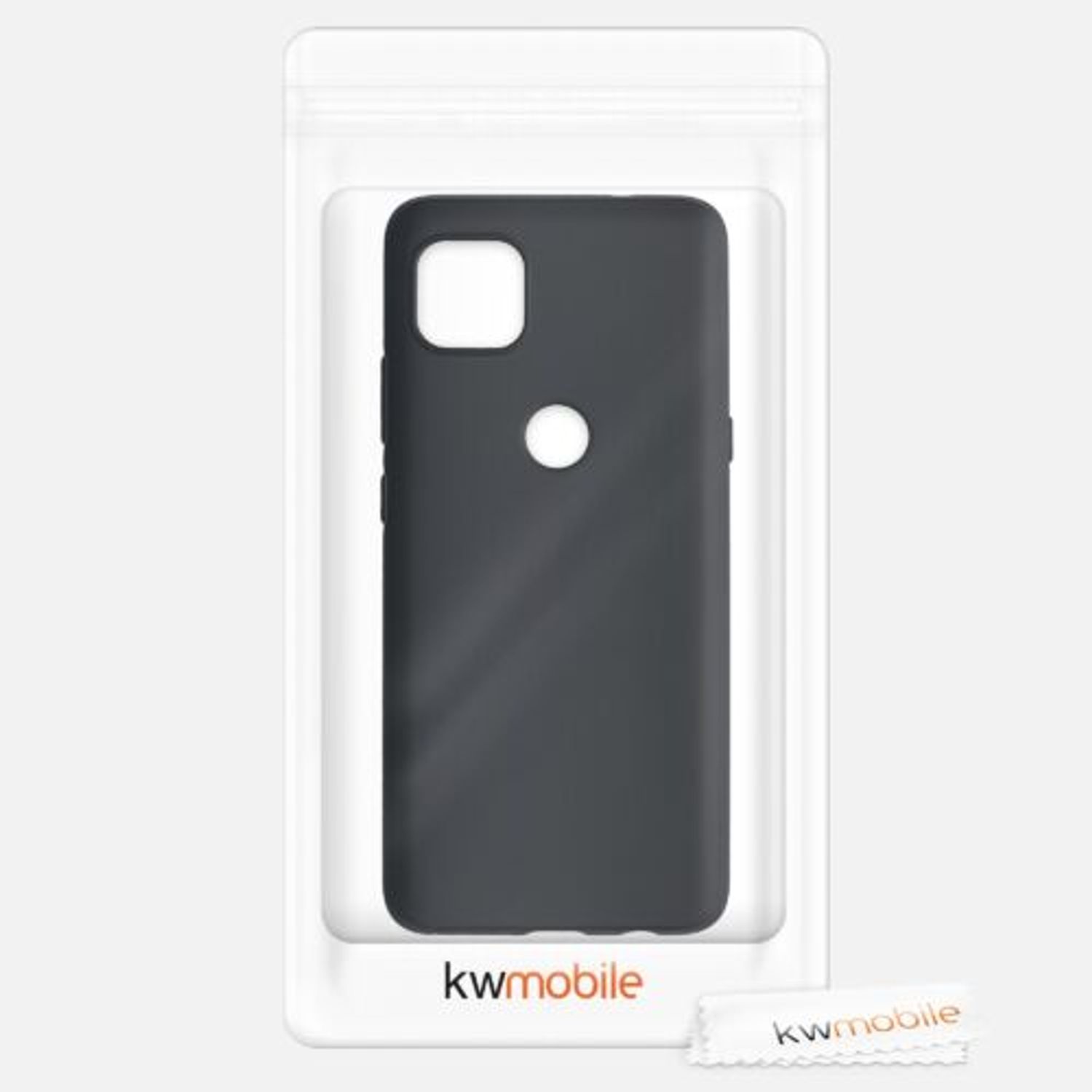 Husa pentru Motorola One 5G Ace, Silicon, Negru, 54619.47 fotografia produsului View 7 L