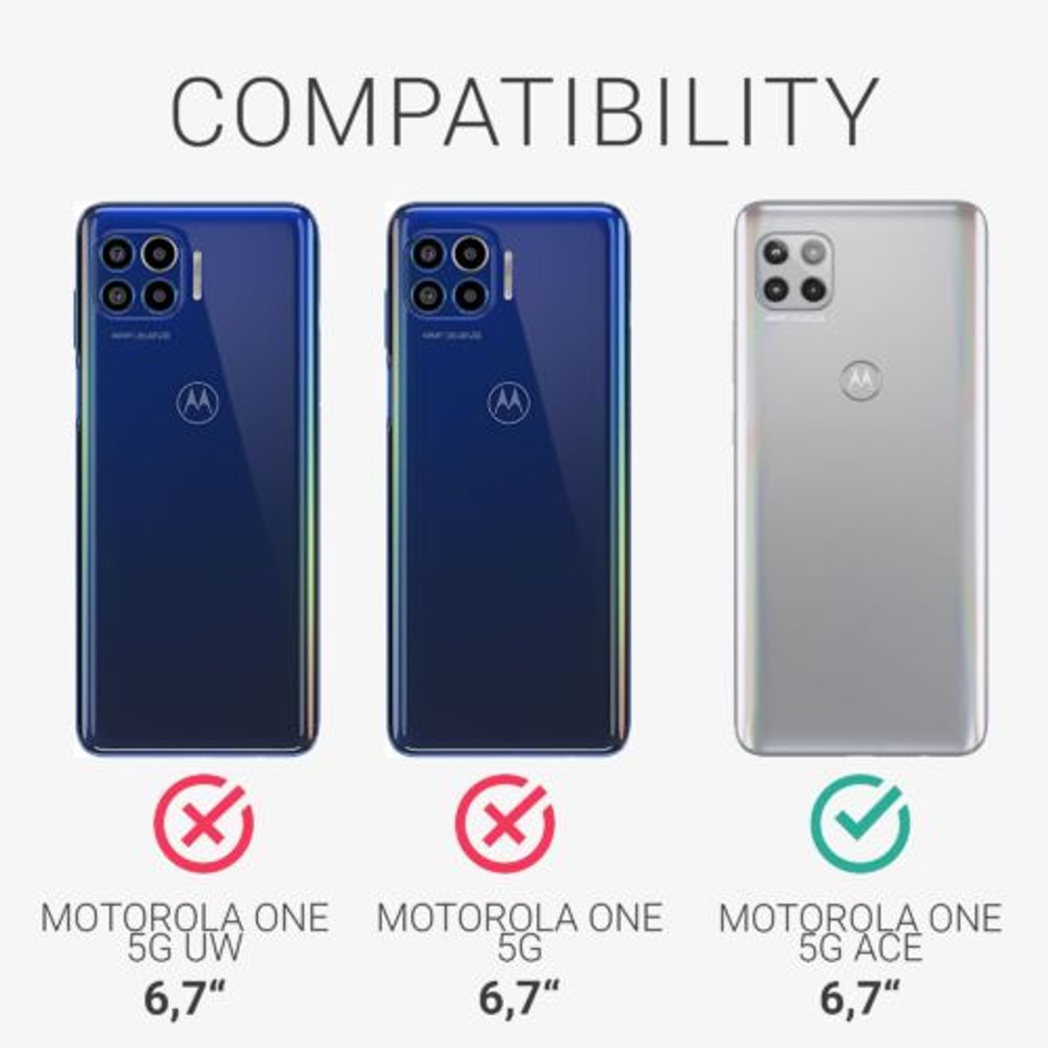 Husa pentru Motorola One 5G Ace, Silicon, Negru, 54619.47 fotografia produsului View 6 L