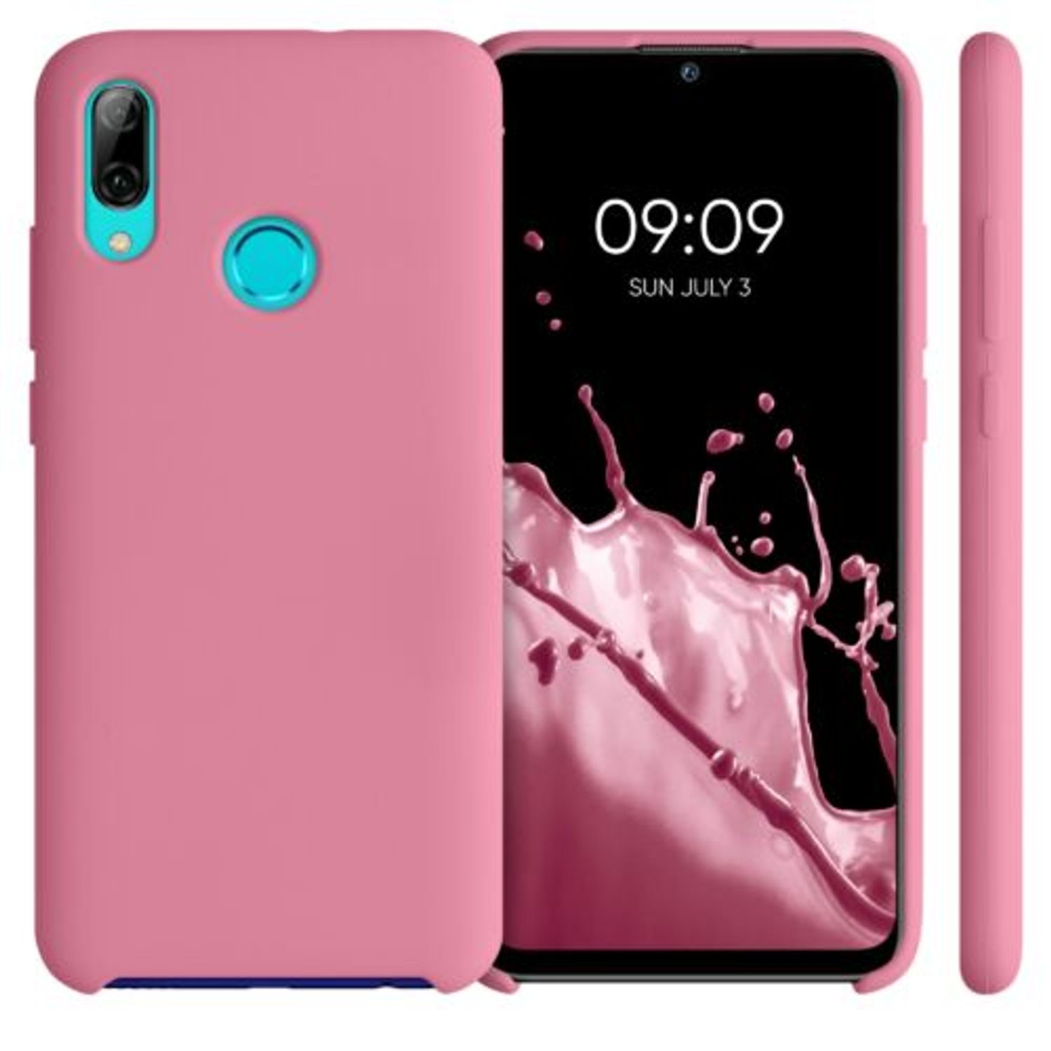 Husa pentru Huawei P Smart (2019), Silicon, Roz, 47824.212 fotografia produsului View 2 L