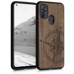 Husa pentru OnePlus Nord N100, Lemn, Maro, 54720.01 fotografia produsului