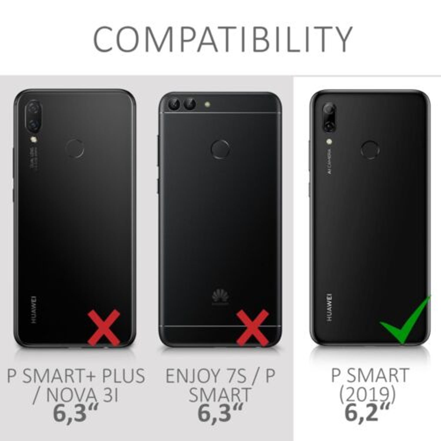 Husa pentru Huawei P Smart (2019), Silicon, Roz, 47824.167 fotografia produsului View 4 L