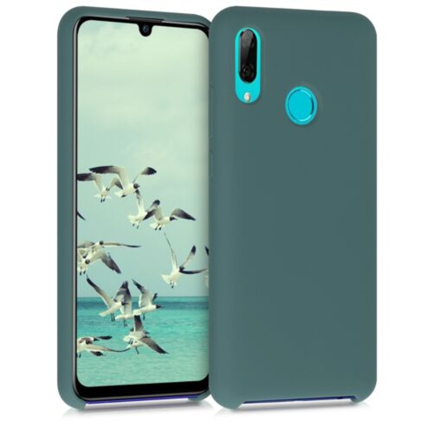 Husa pentru Huawei P Smart (2019), Silicon, Verde, 47824.171 fotografia produsului