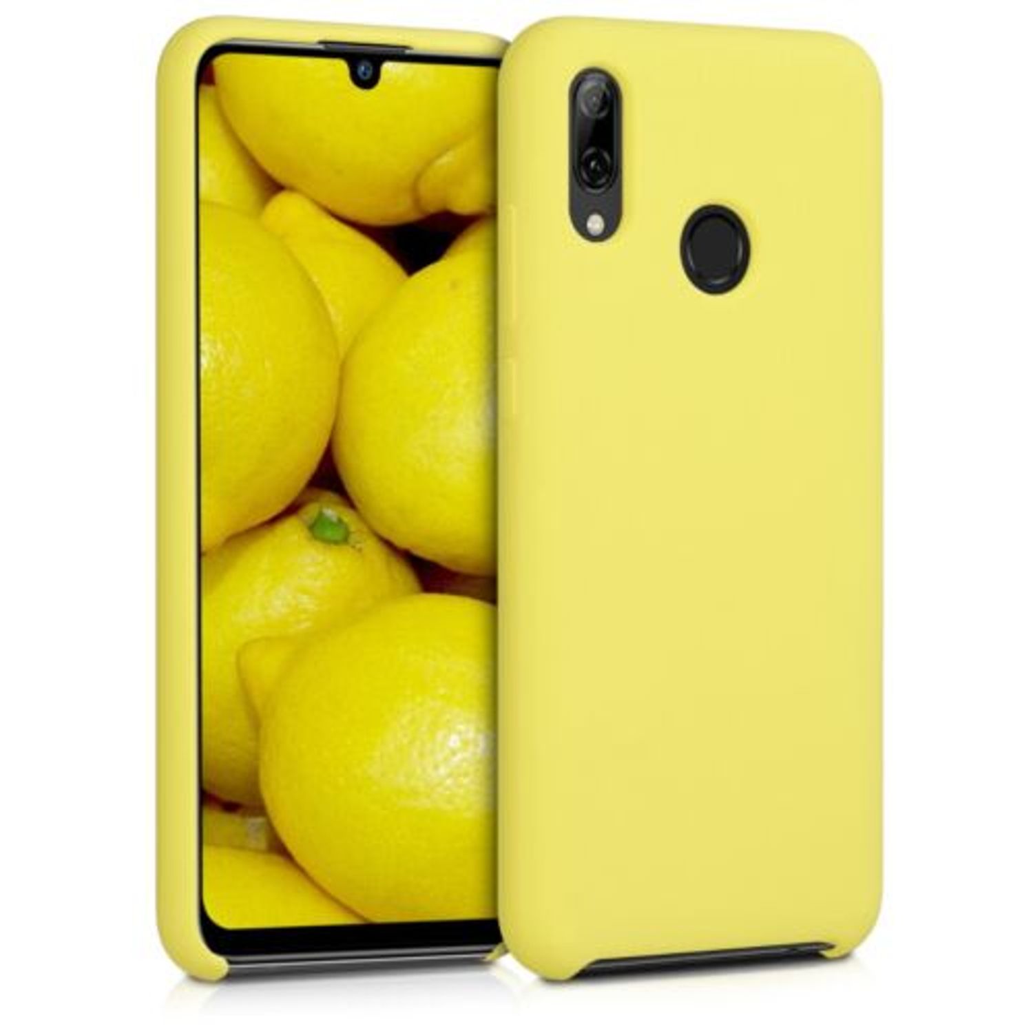 Husa pentru Huawei P Smart (2019), Silicon, Galben, 47824.30 fotografia produsului