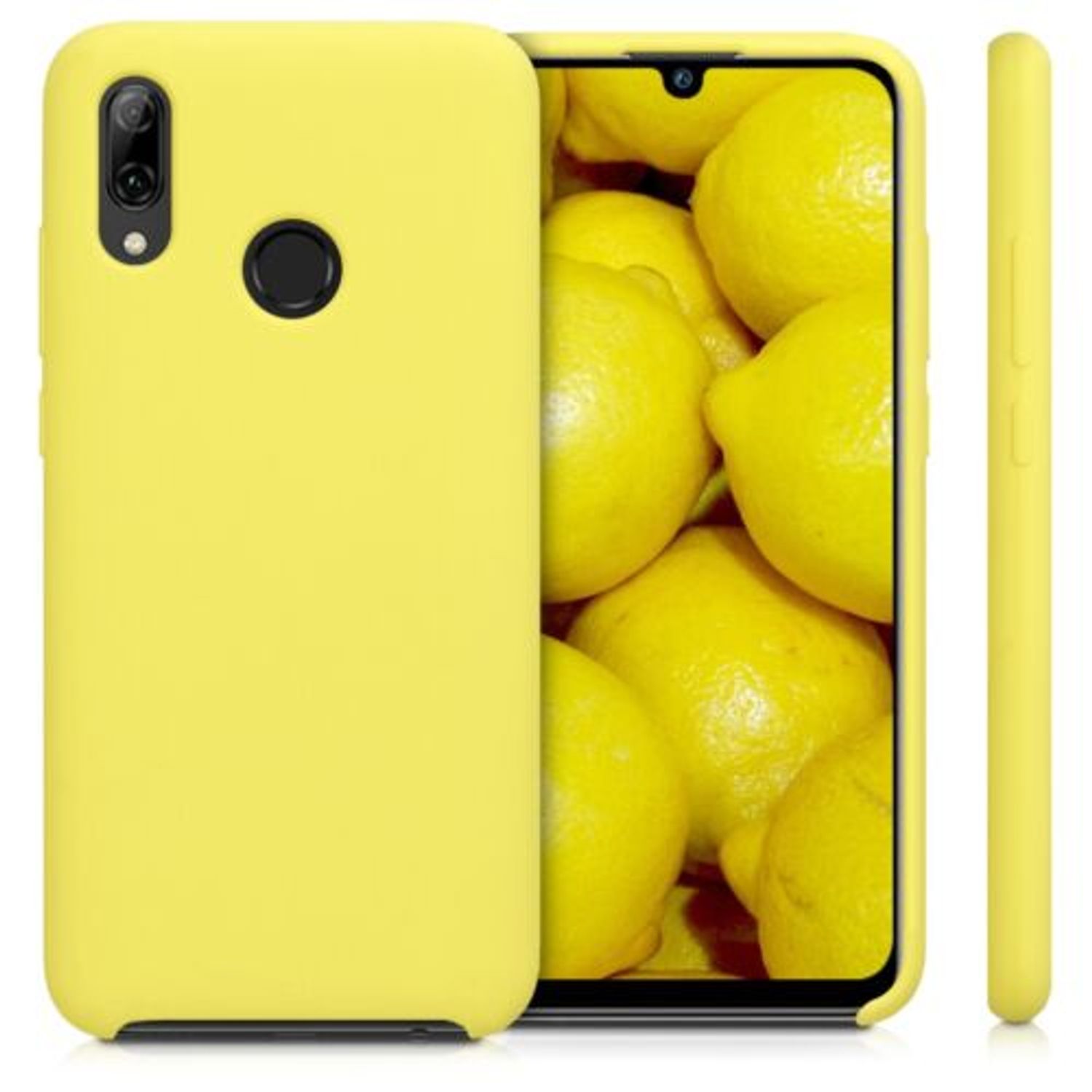 Husa pentru Huawei P Smart (2019), Silicon, Galben, 47824.30 fotografia produsului View 2 L