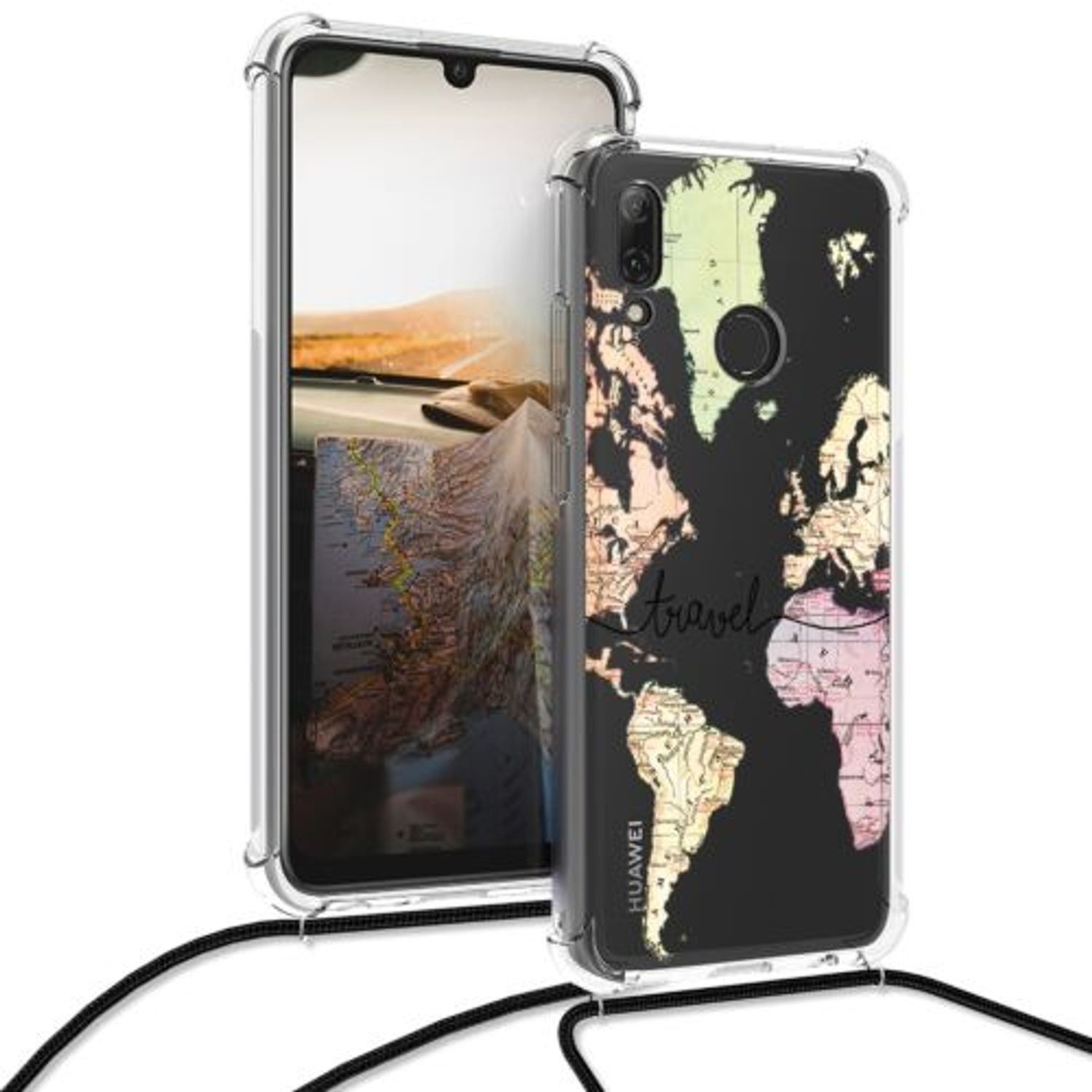 Husa pentru Huawei P Smart (2019), Silicon, Multicolor, 49643.09 fotografia produsului View 5 L