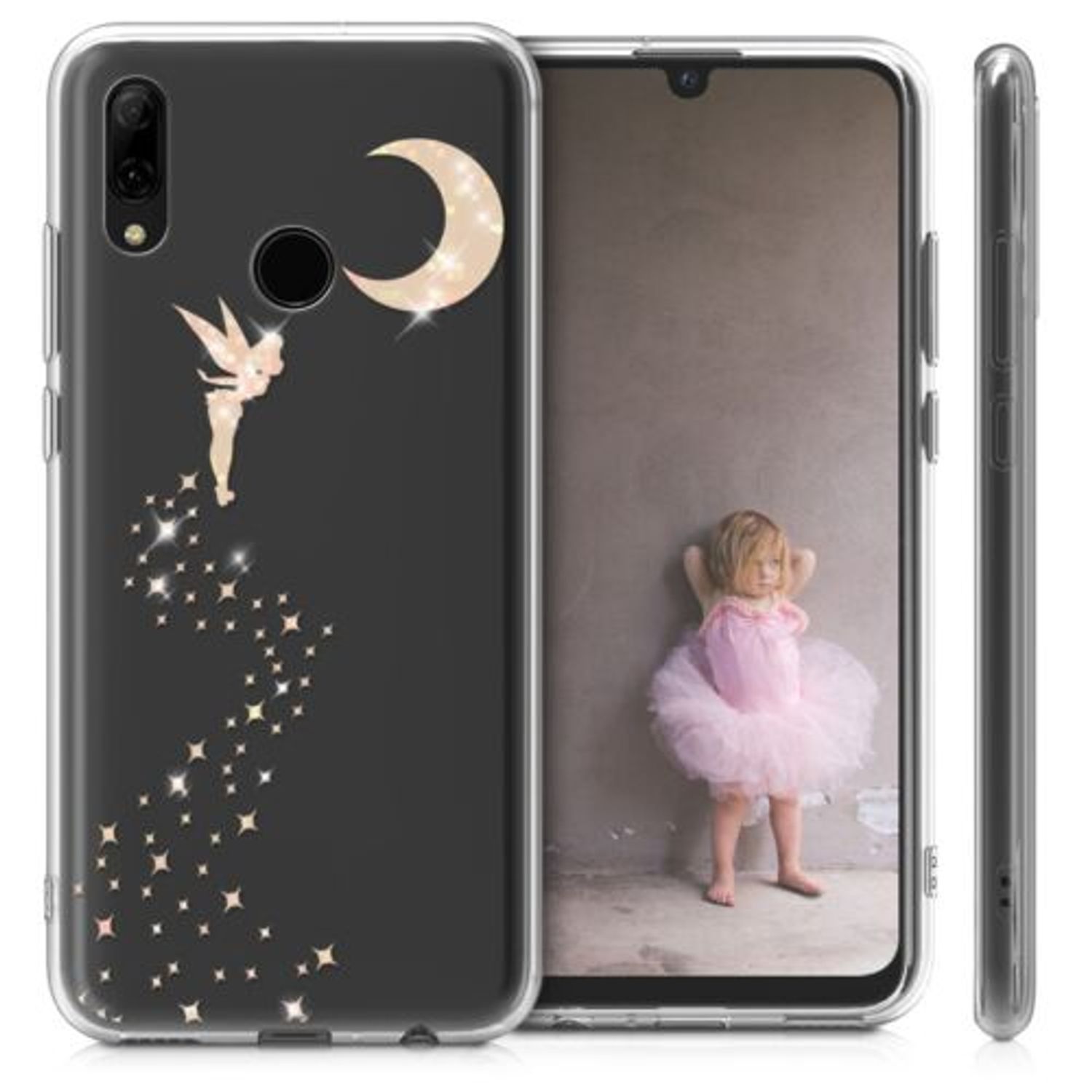 Husa pentru Huawei P Smart (2019), Silicon, Rose Gold, 47389.16 fotografia produsului View 2 L
