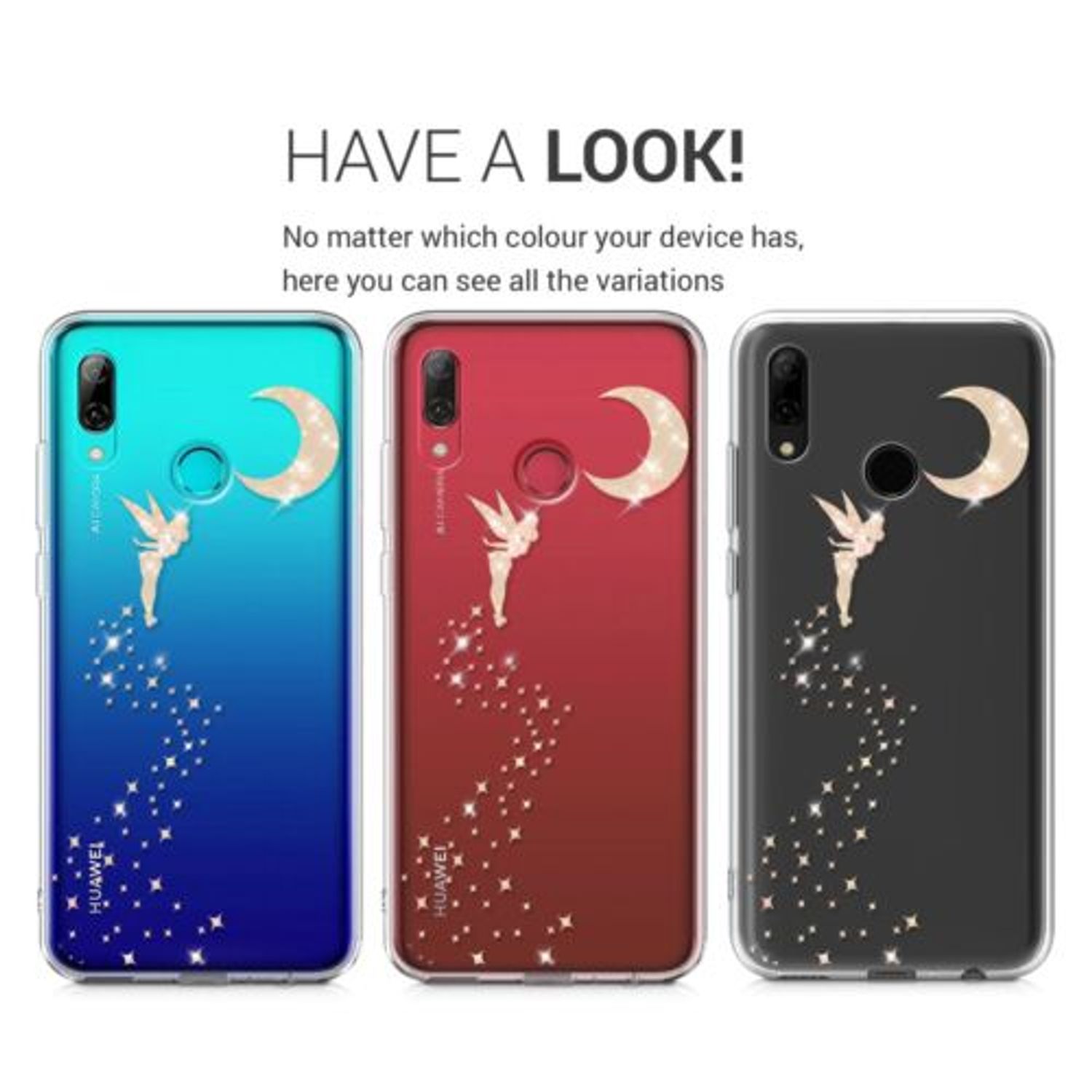 Husa pentru Huawei P Smart (2019), Silicon, Rose Gold, 47389.16 fotografia produsului View 6 L