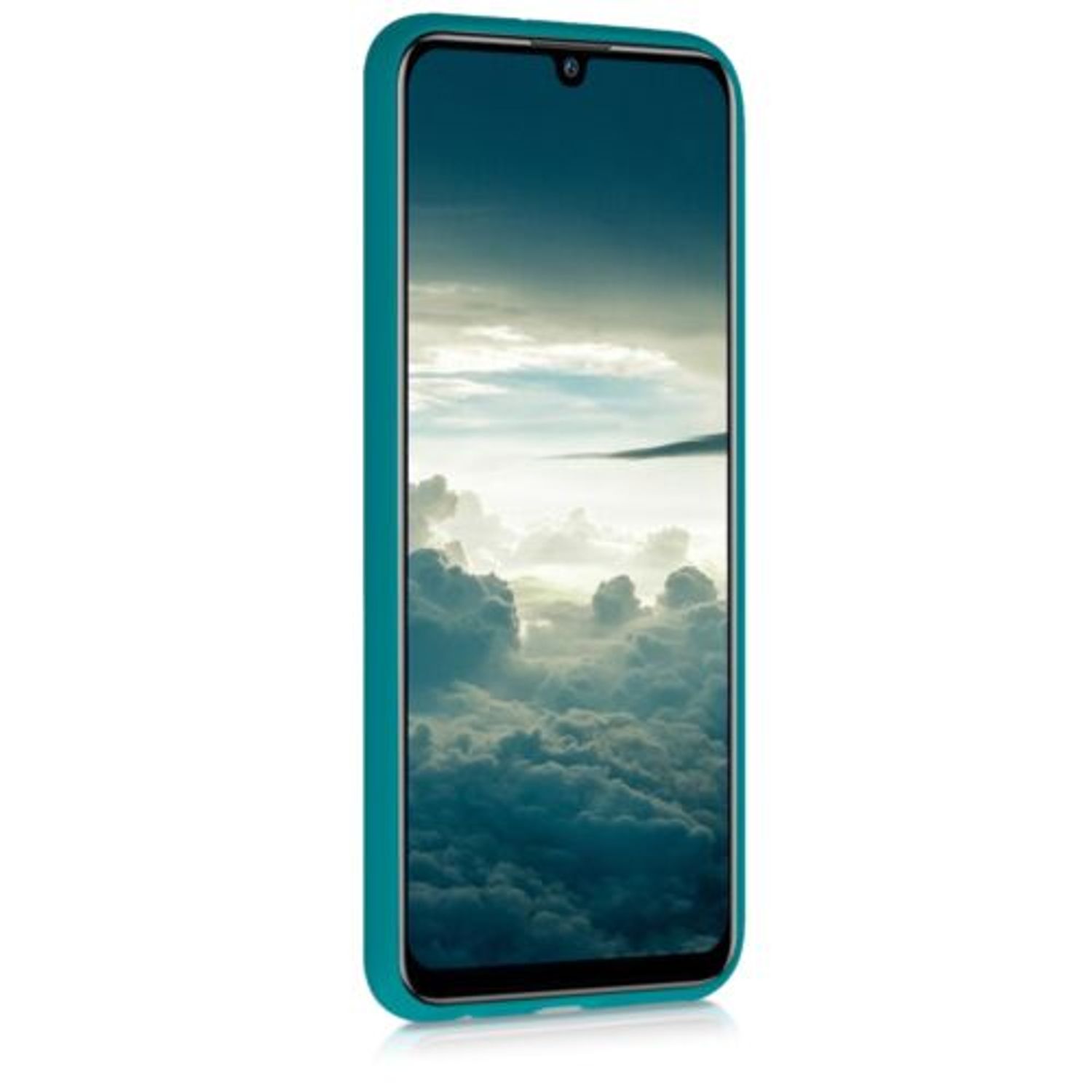 Husa pentru Huawei P Smart (2019), Silicon, Verde, 47386.57 fotografia produsului View 3 L