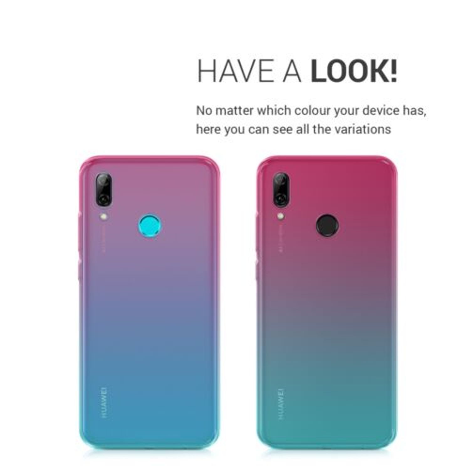 Husa pentru Huawei P Smart (2019), Silicon, Multicolor, 47388.01 fotografia produsului View 3 L