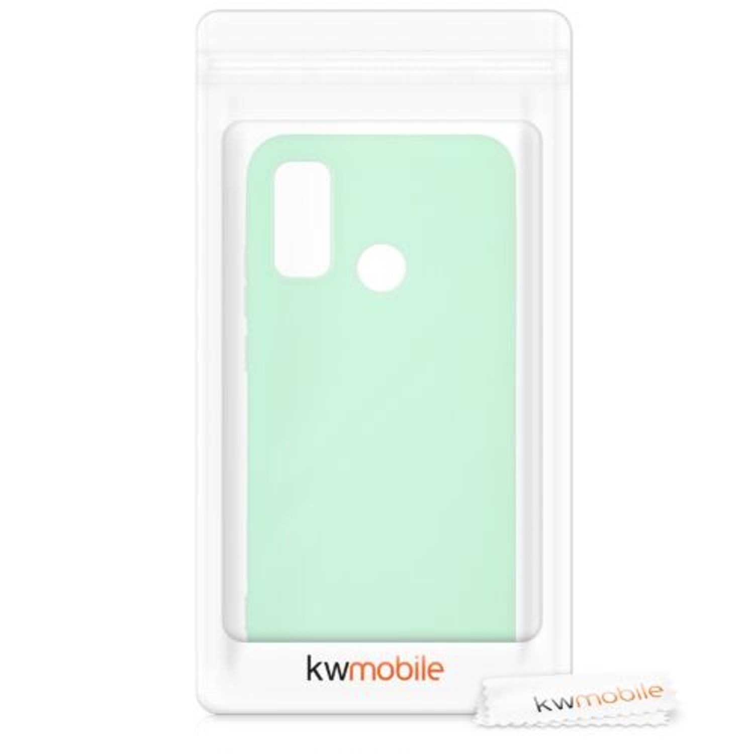 Husa pentru Huawei P Smart (2020), Silicon, Verde, 52530.50 fotografia produsului View 7 L