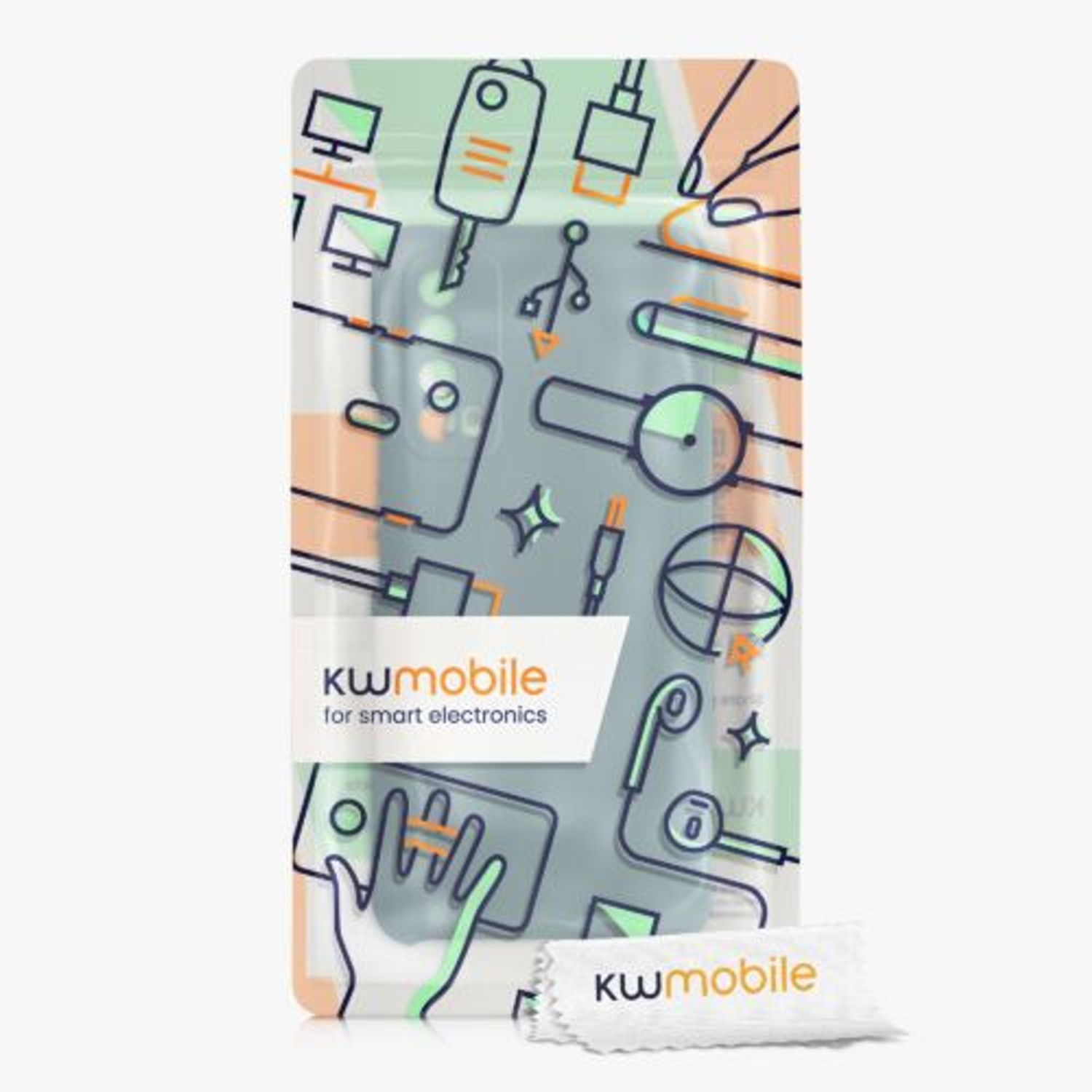 Husa pentru Huawei P Smart (2021), Silicon, Verde, 53632.207 fotografia produsului View 3 L