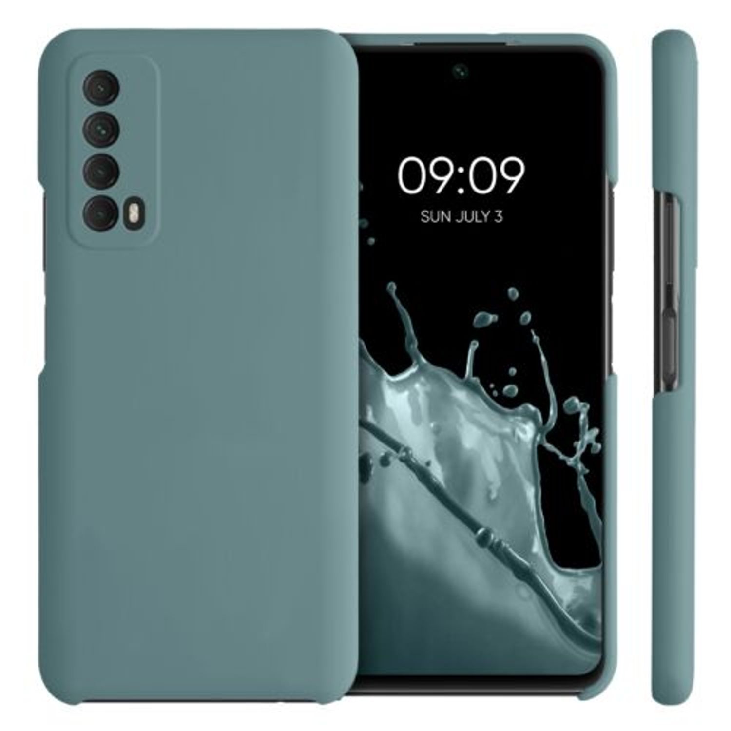 Husa pentru Huawei P Smart (2021), Silicon, Verde, 53632.207 fotografia produsului View 2 L