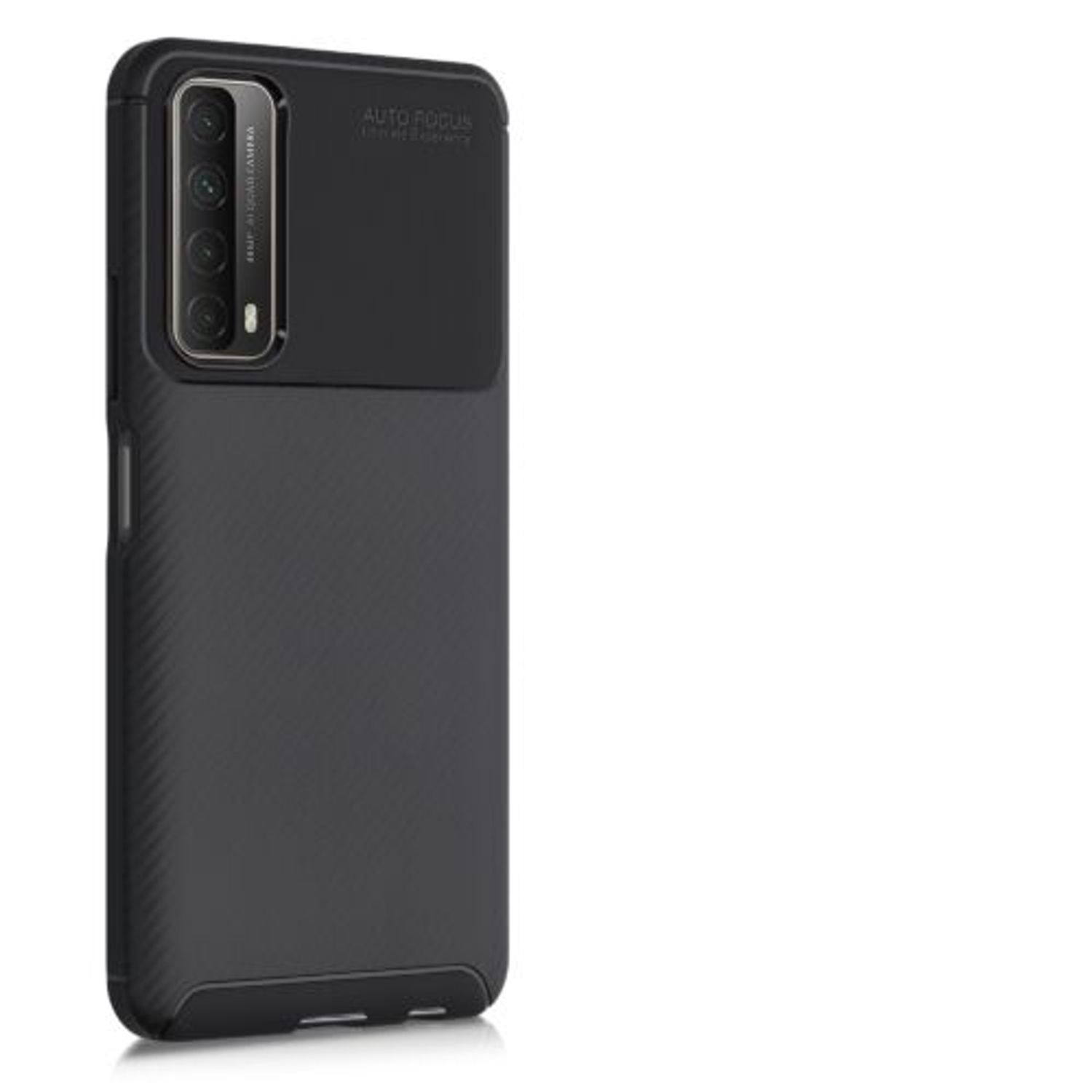Husa pentru Huawei P Smart (2021), Silicon, Negru, 55356.01 fotografia produsului View 8 L