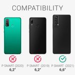 Husa pentru Huawei P Smart (2021), Silicon, Negru, 55356.01 fotografia produsului View 6 S