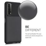 Husa pentru Huawei P Smart (2021), Silicon, Negru, 55356.01 fotografia produsului View 4 S