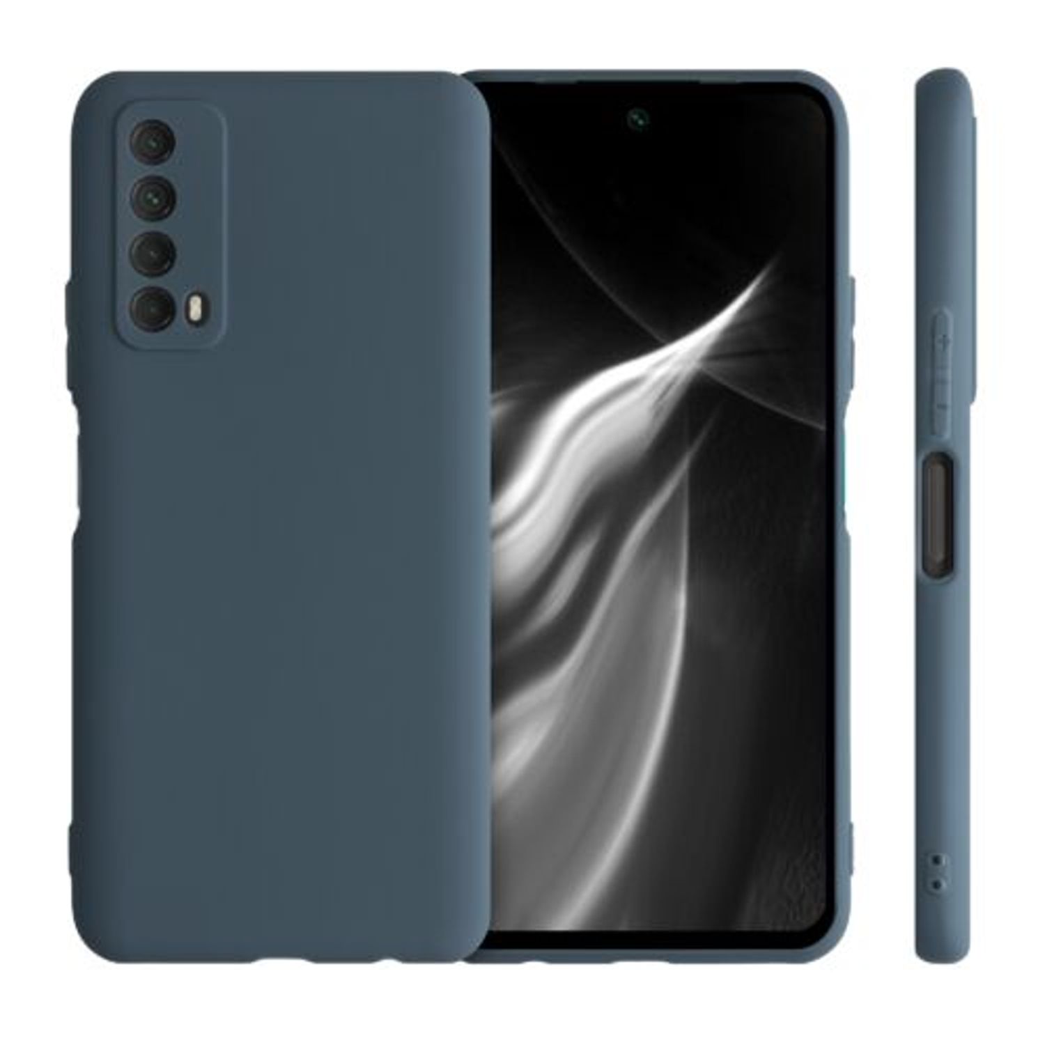 Husa pentru Huawei P Smart (2021), Silicon, Albastru, 53674.202 fotografia produsului View 2 L
