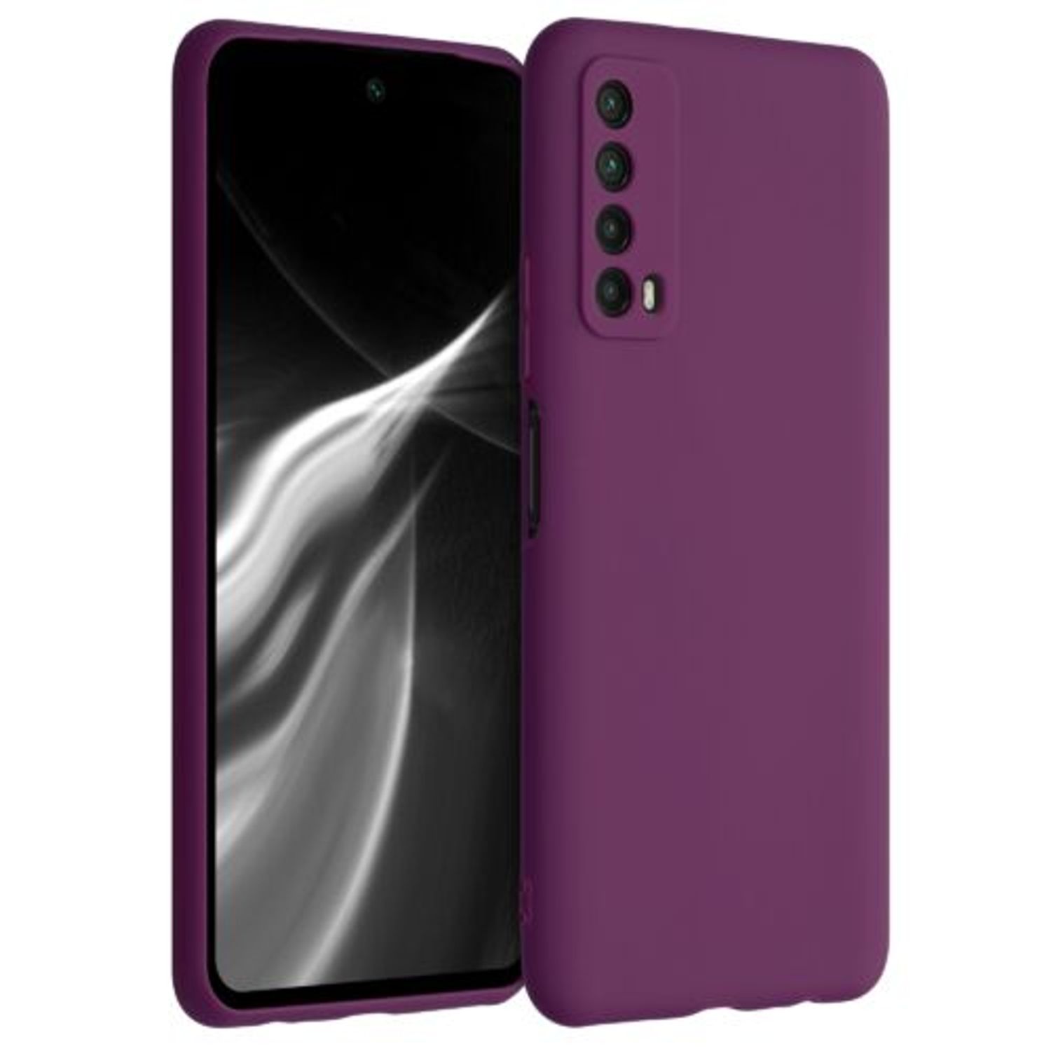 Husa pentru Huawei P Smart (2021), Silicon, Mov, 53674.197 fotografia produsului
