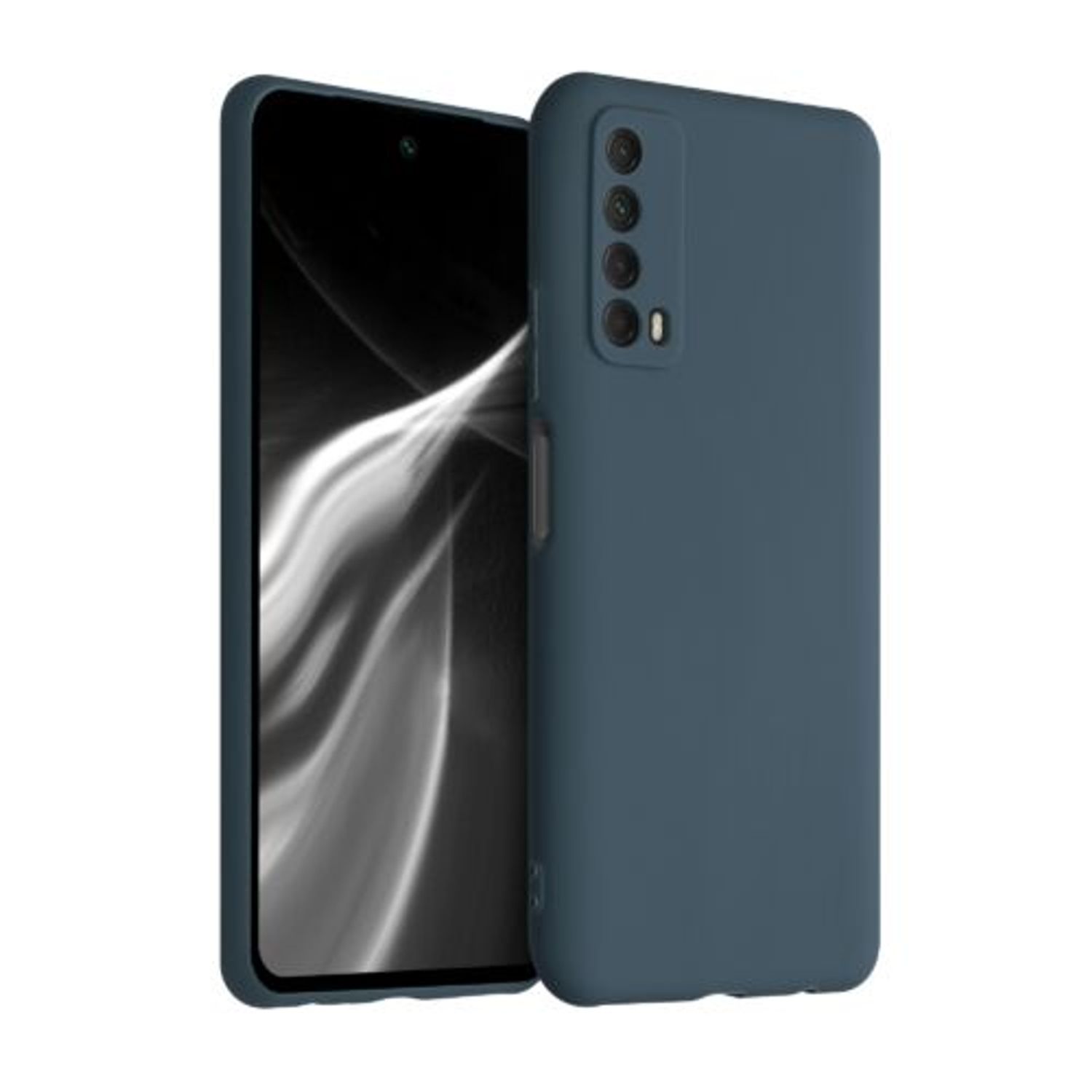 Husa pentru Huawei P Smart (2021), Silicon, Albastru, 53674.202 fotografia produsului