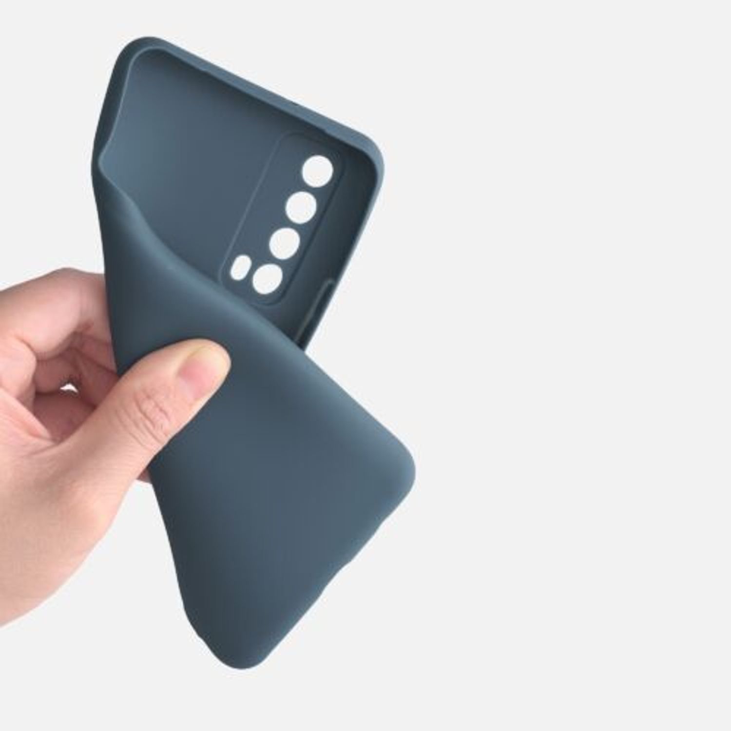 Husa pentru Huawei P Smart (2021), Silicon, Albastru, 53674.202 fotografia produsului View 8 L