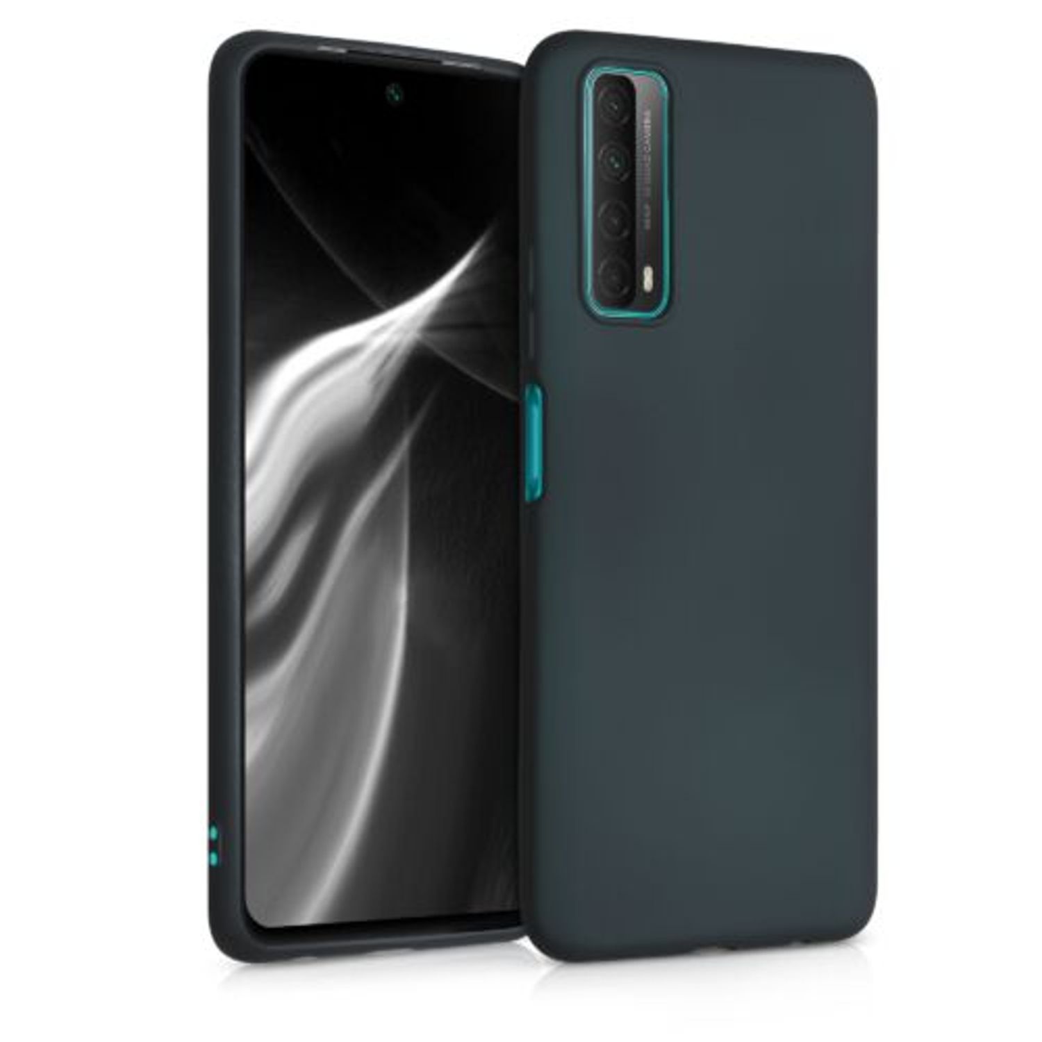 Husa pentru Huawei P Smart (2021), Silicon, Verde, 54316.14 fotografia produsului