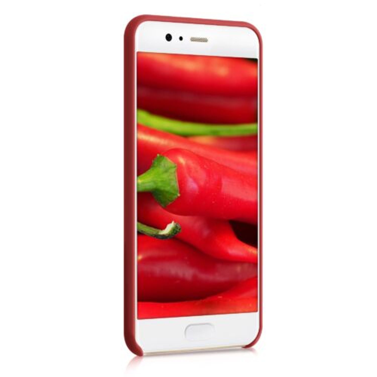 Husa pentru Huawei P10, Silicon, Rosu, 43599.20 fotografia produsului View 5 L