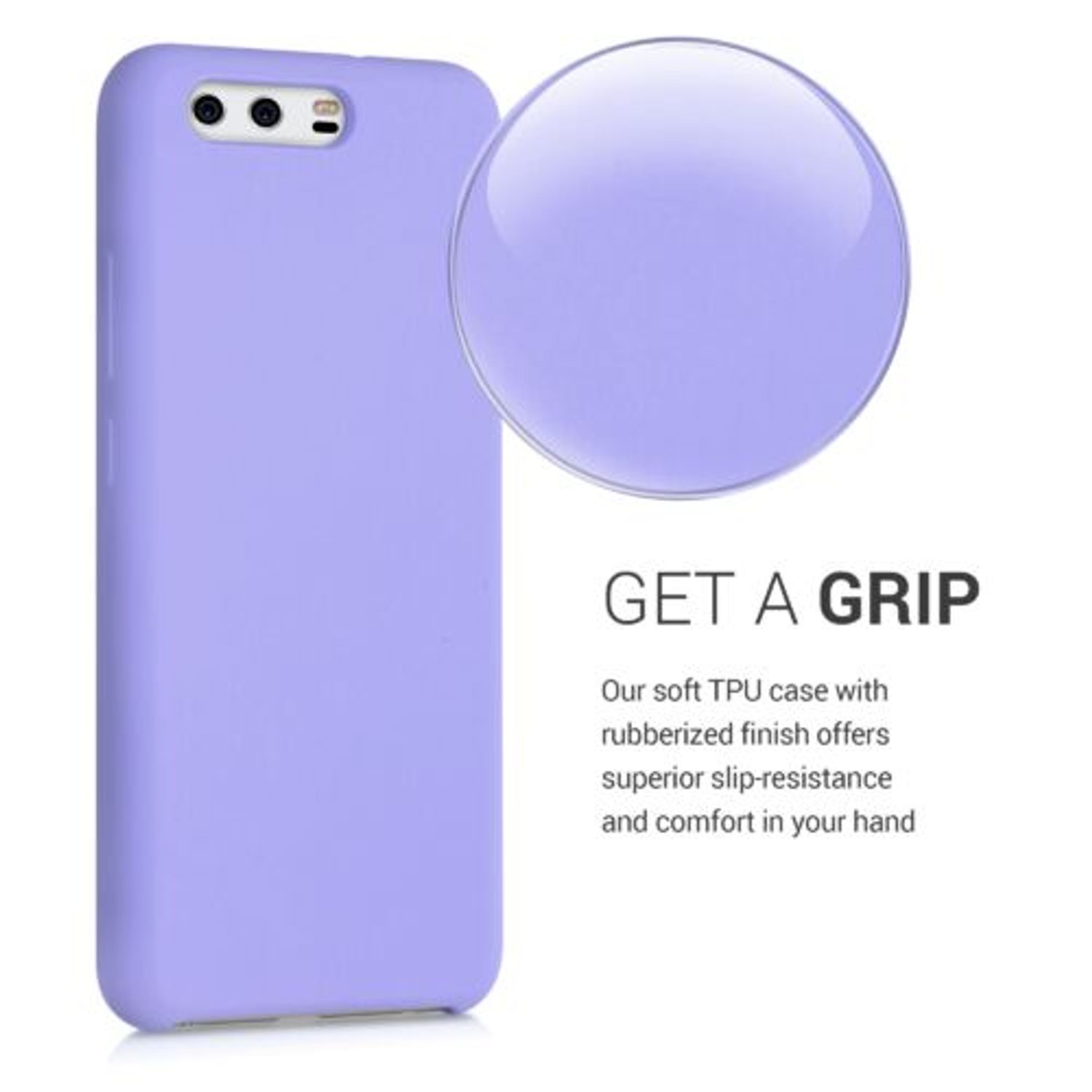 Husa pentru Huawei P10, Silicon, Mov, 43599.108 fotografia produsului View 4 L