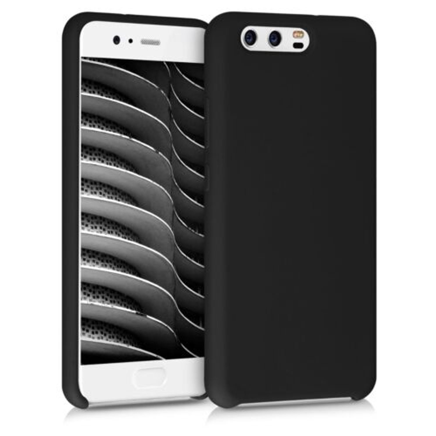 Husa pentru Huawei P10, Silicon, Negru, 43599.47 fotografia produsului