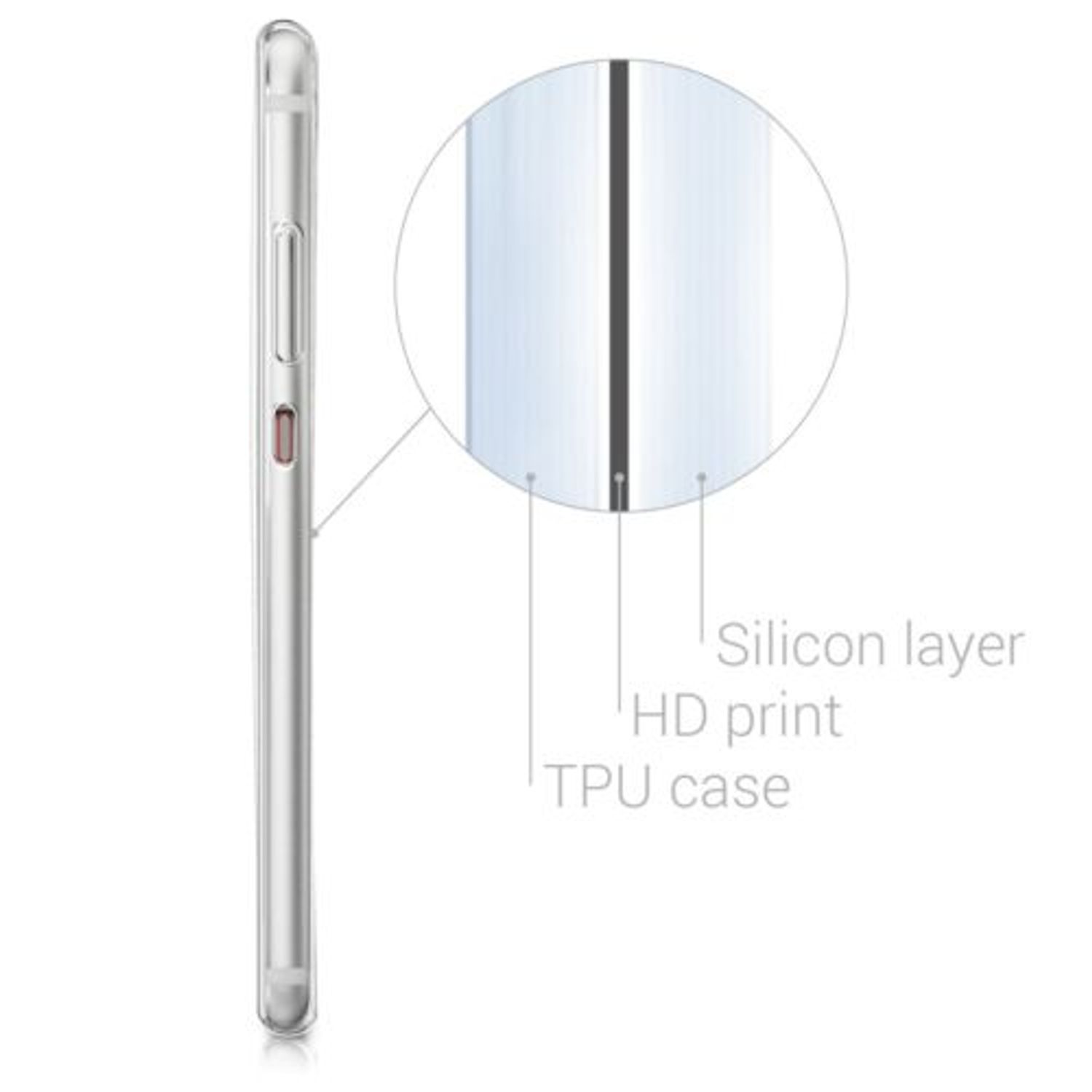 Husa pentru Huawei P10, Silicon, Gri, 40970.06 fotografia produsului View 6 L