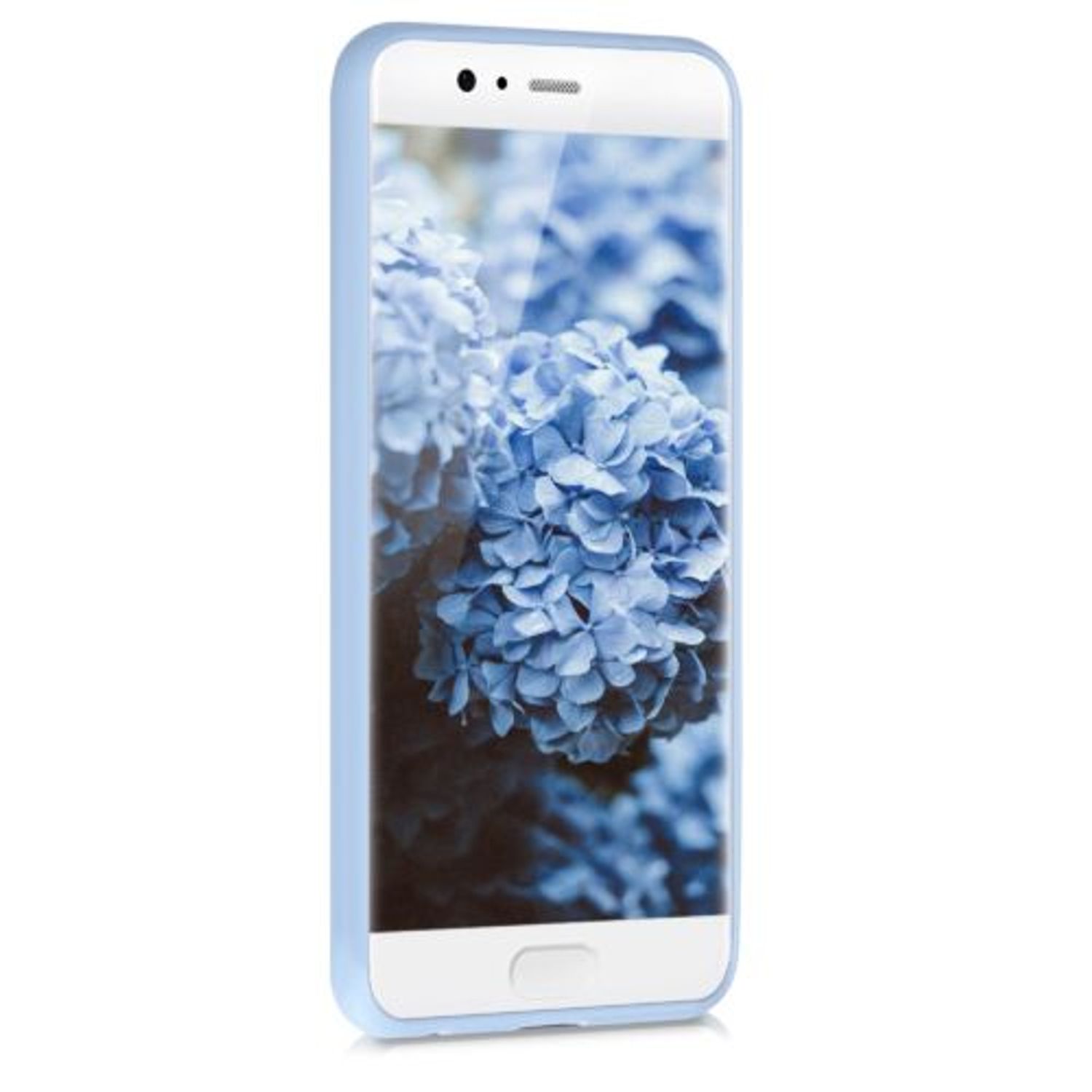 Husa pentru Huawei P10, Silicon, Albastru, 51770.58 fotografia produsului View 3 L