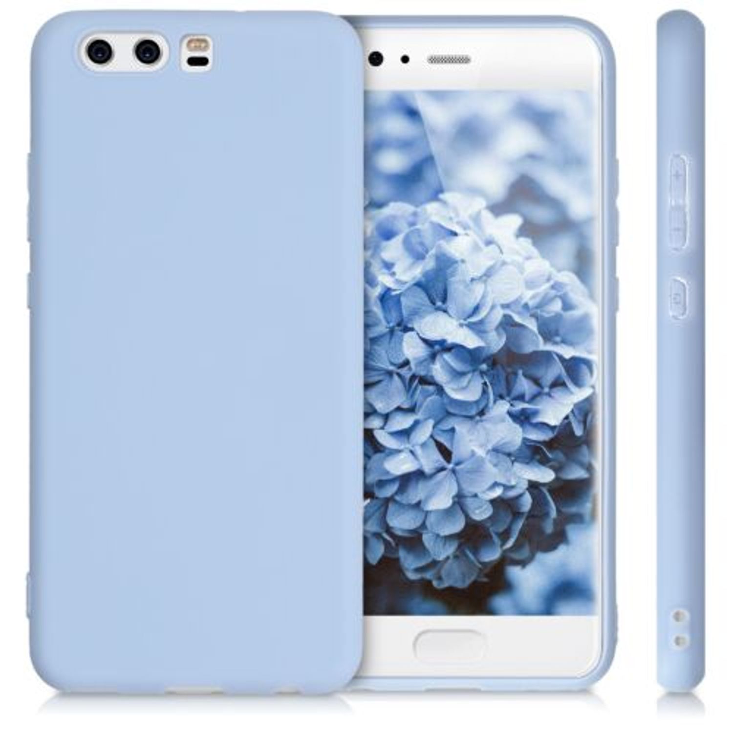 Husa pentru Huawei P10, Silicon, Albastru, 51770.58 fotografia produsului View 2 L