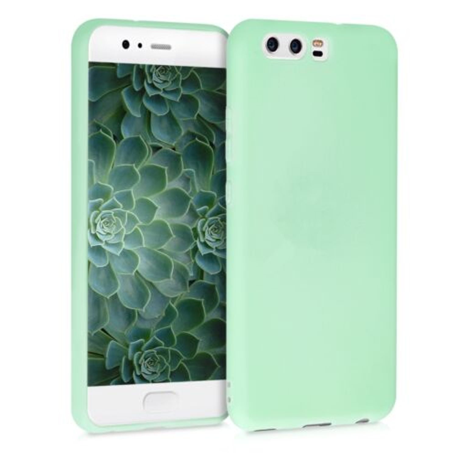 Husa pentru Huawei P10, Silicon, Verde, 51770.50 fotografia produsului