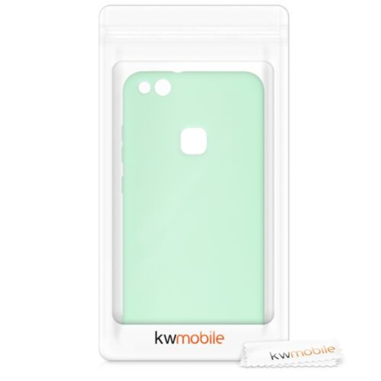 Husa pentru Huawei P10 Lite, Silicon, Verde, 41386.50 fotografia produsului View 8 L