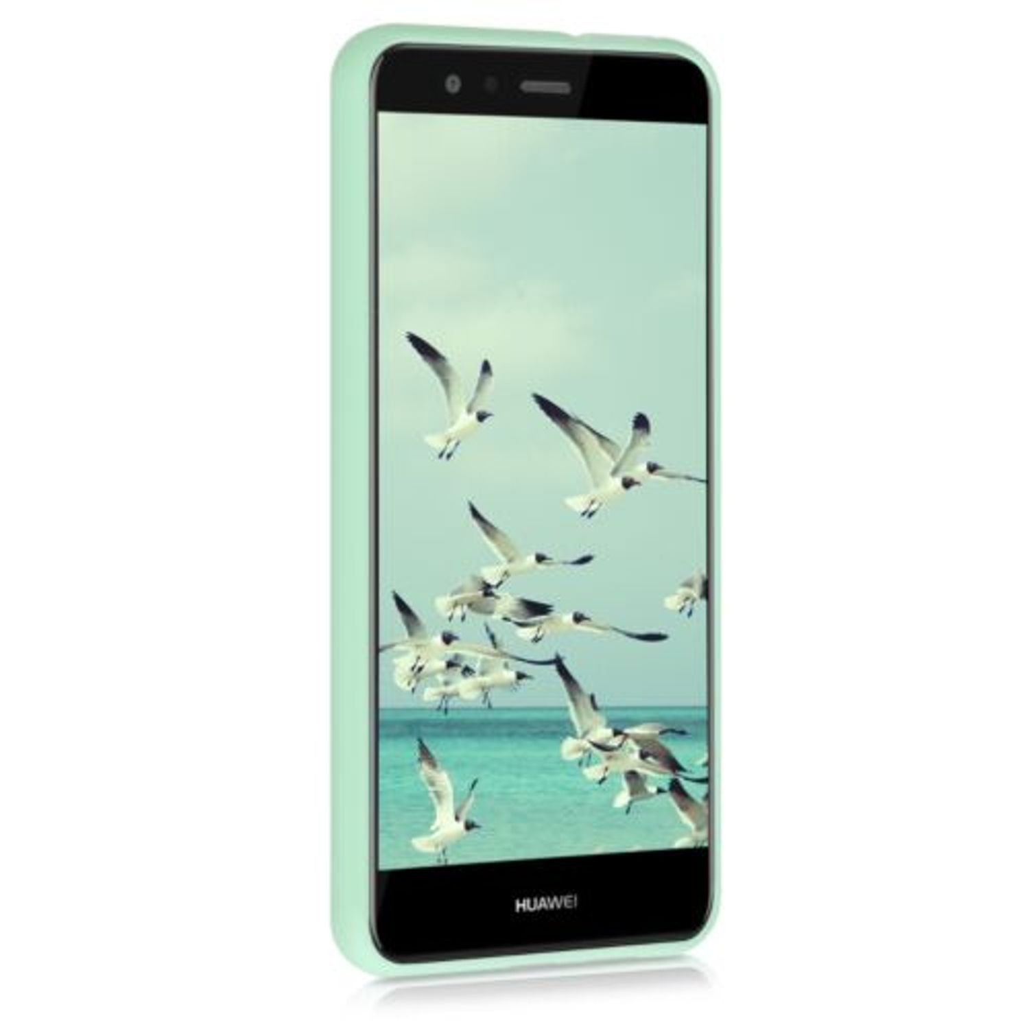 Husa pentru Huawei P10 Lite, Silicon, Verde, 41386.50 fotografia produsului View 5 L