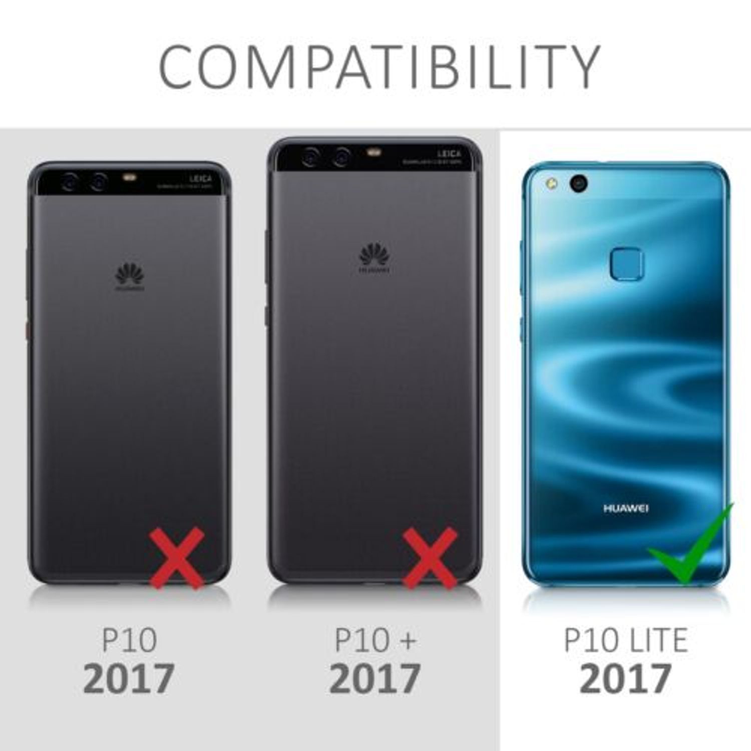 Husa pentru Huawei P10 Lite, Silicon, Rose Gold, 41491.81 fotografia produsului View 6 L