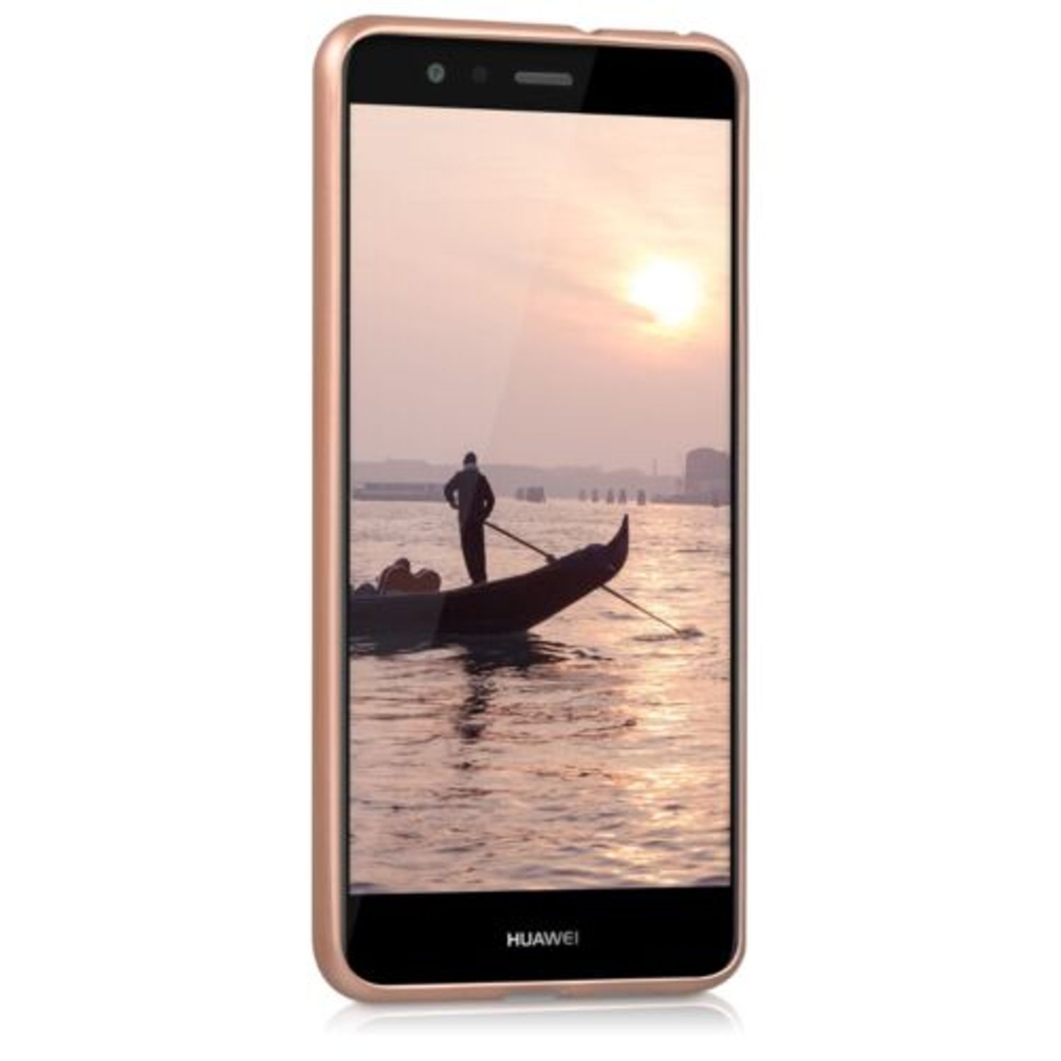 Husa pentru Huawei P10 Lite, Silicon, Rose Gold, 41491.81 fotografia produsului View 3 L