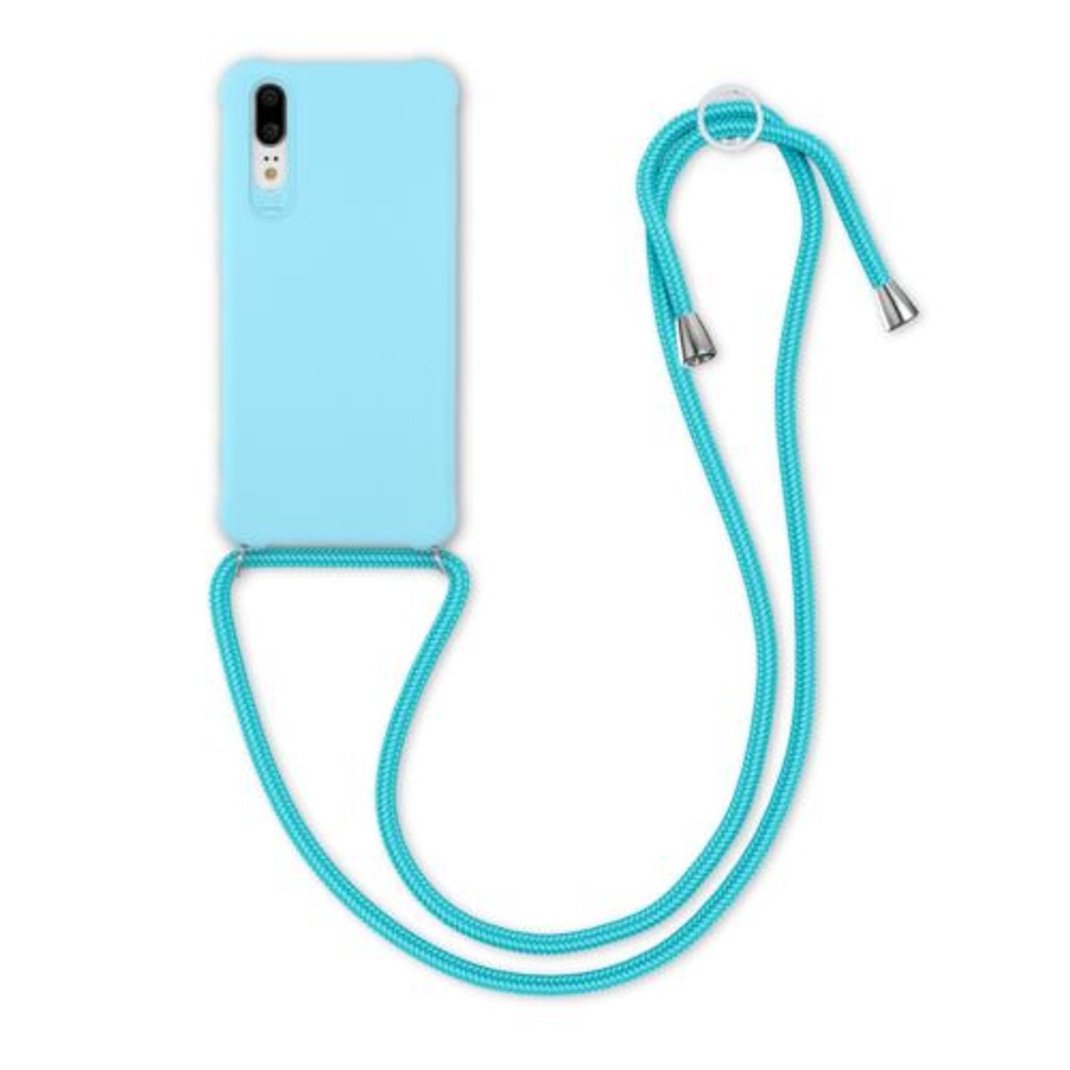 Husa pentru Huawei P20, Silicon, Albastru, 52107.23 fotografia produsului
