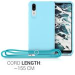 Husa pentru Huawei P20, Silicon, Albastru, 52107.23 fotografia produsului View 5 S