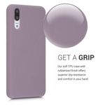 Husa pentru Huawei P20, Silicon, Mov, 45689.181 fotografia produsului View 4 S