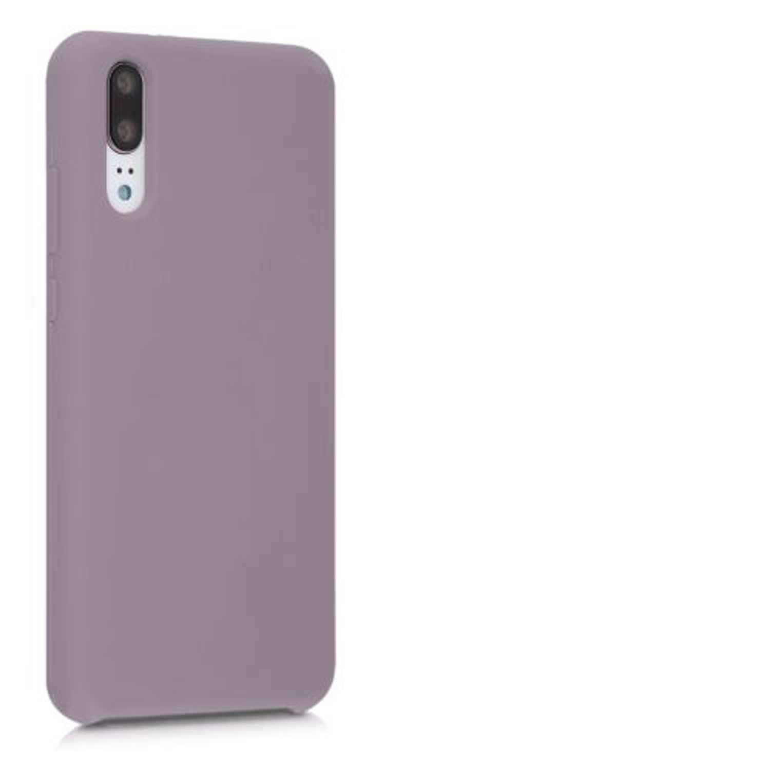 Husa pentru Huawei P20, Silicon, Mov, 45689.181 fotografia produsului View 8 L