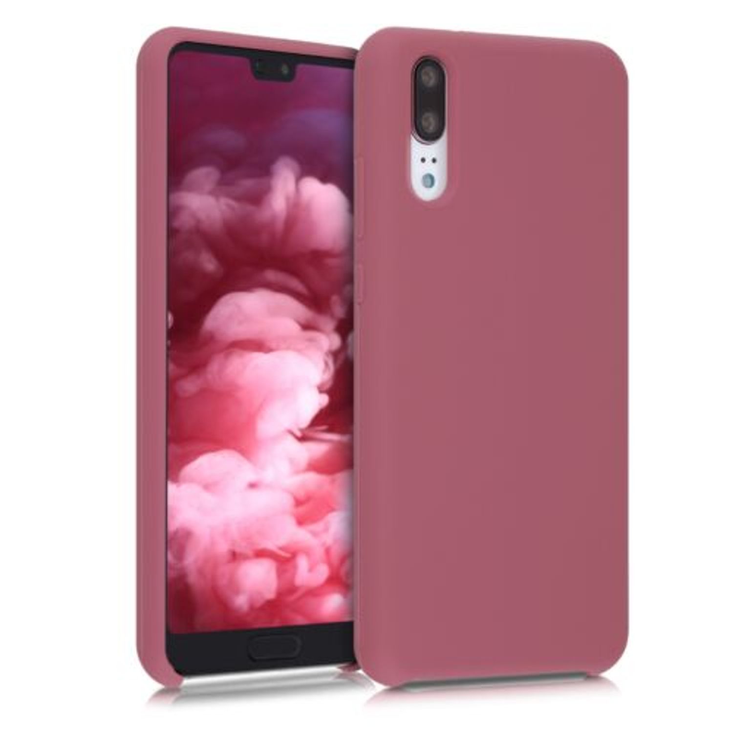 Husa pentru Huawei P20, Silicon, Roz, 45689.167 fotografia produsului
