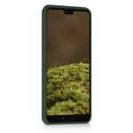 Husa pentru Huawei P20, Silicon, Verde, 45689.80 fotografia produsului View 3 S