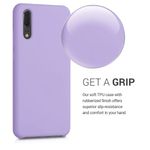 Husa pentru Huawei P20, Silicon, Mov, 45689.108 fotografia produsului View 3 S