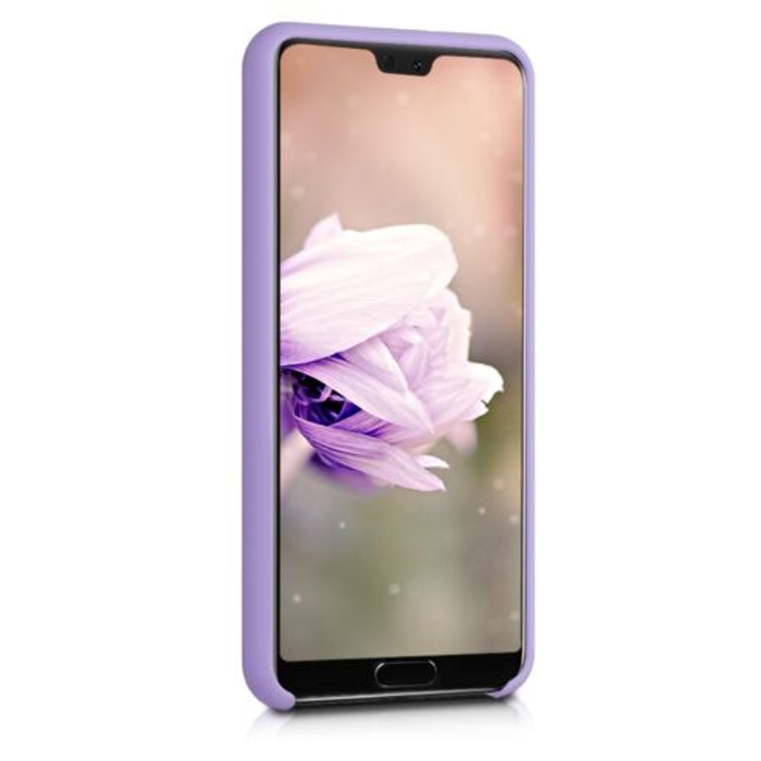 Husa pentru Huawei P20, Silicon, Mov, 45689.108 fotografia produsului View 4 L