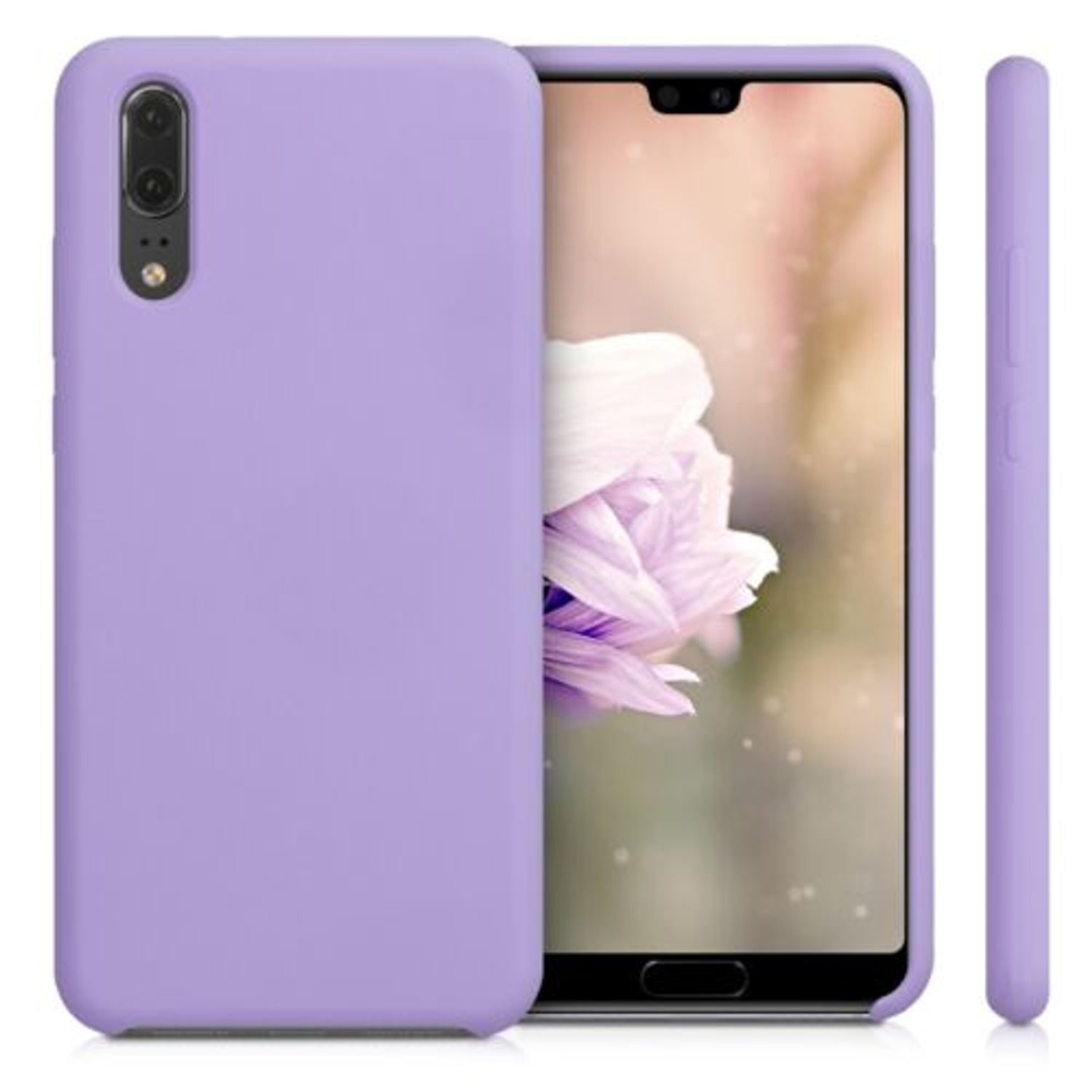 Husa pentru Huawei P20, Silicon, Mov, 45689.108 fotografia produsului View 2 L