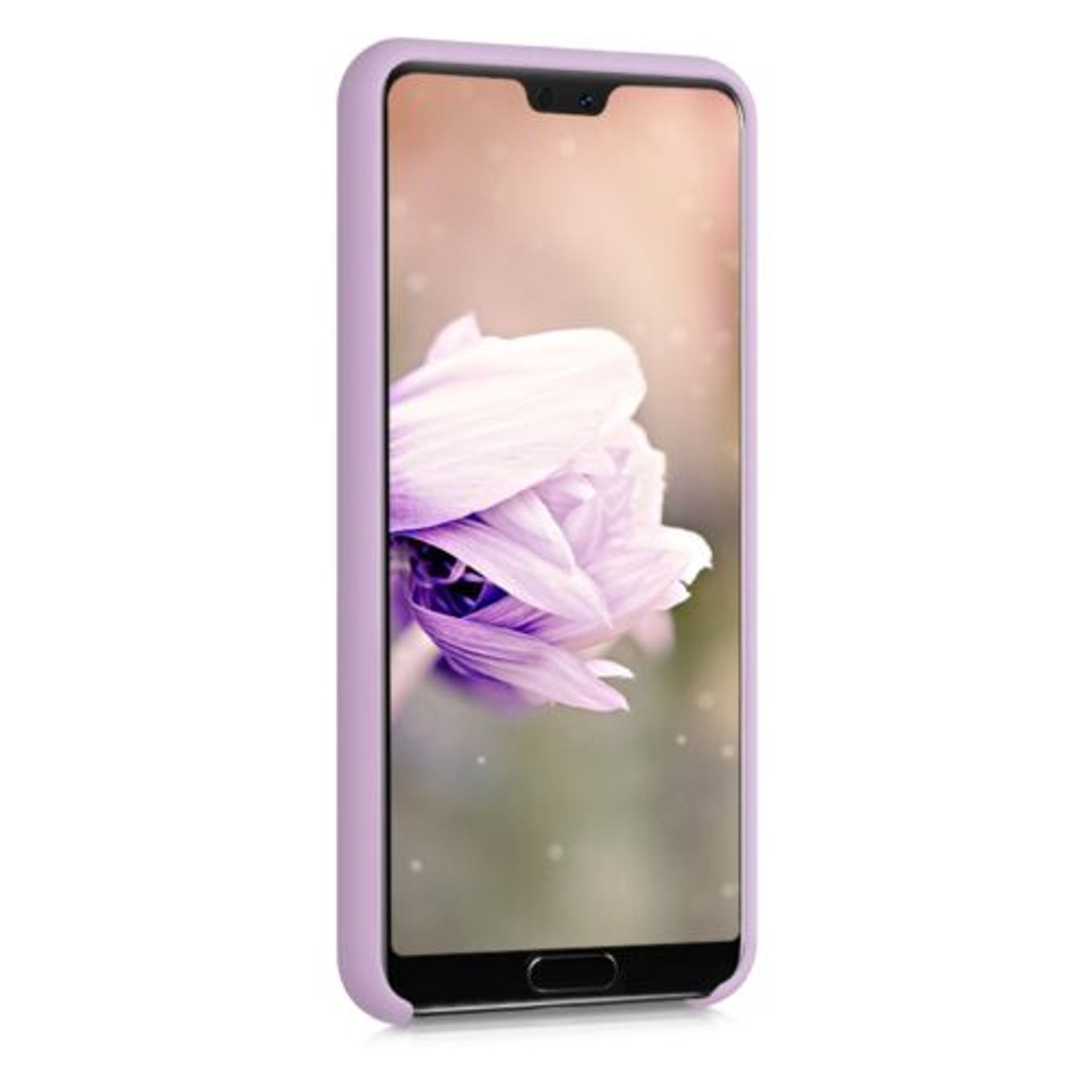 Husa pentru Huawei P20, Silicon, Mov, 45689.140 fotografia produsului View 3 L